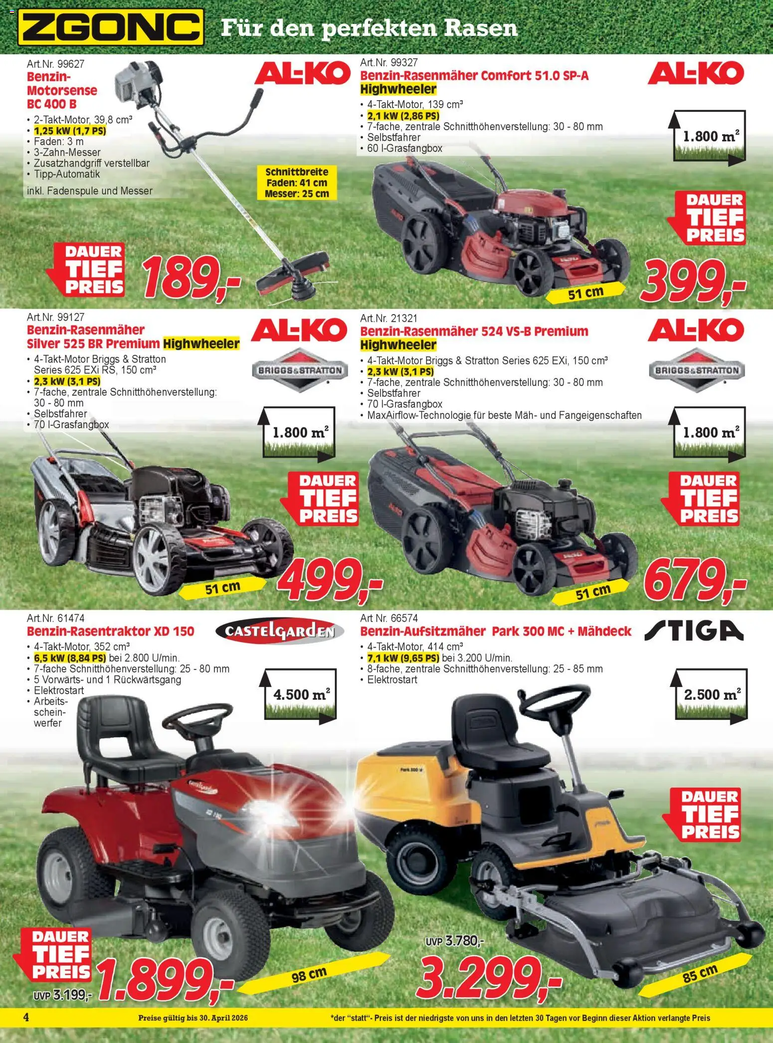 Zgonc Flugblatt April II 2026 gültig ab 14.04.2026 | Seite: 4