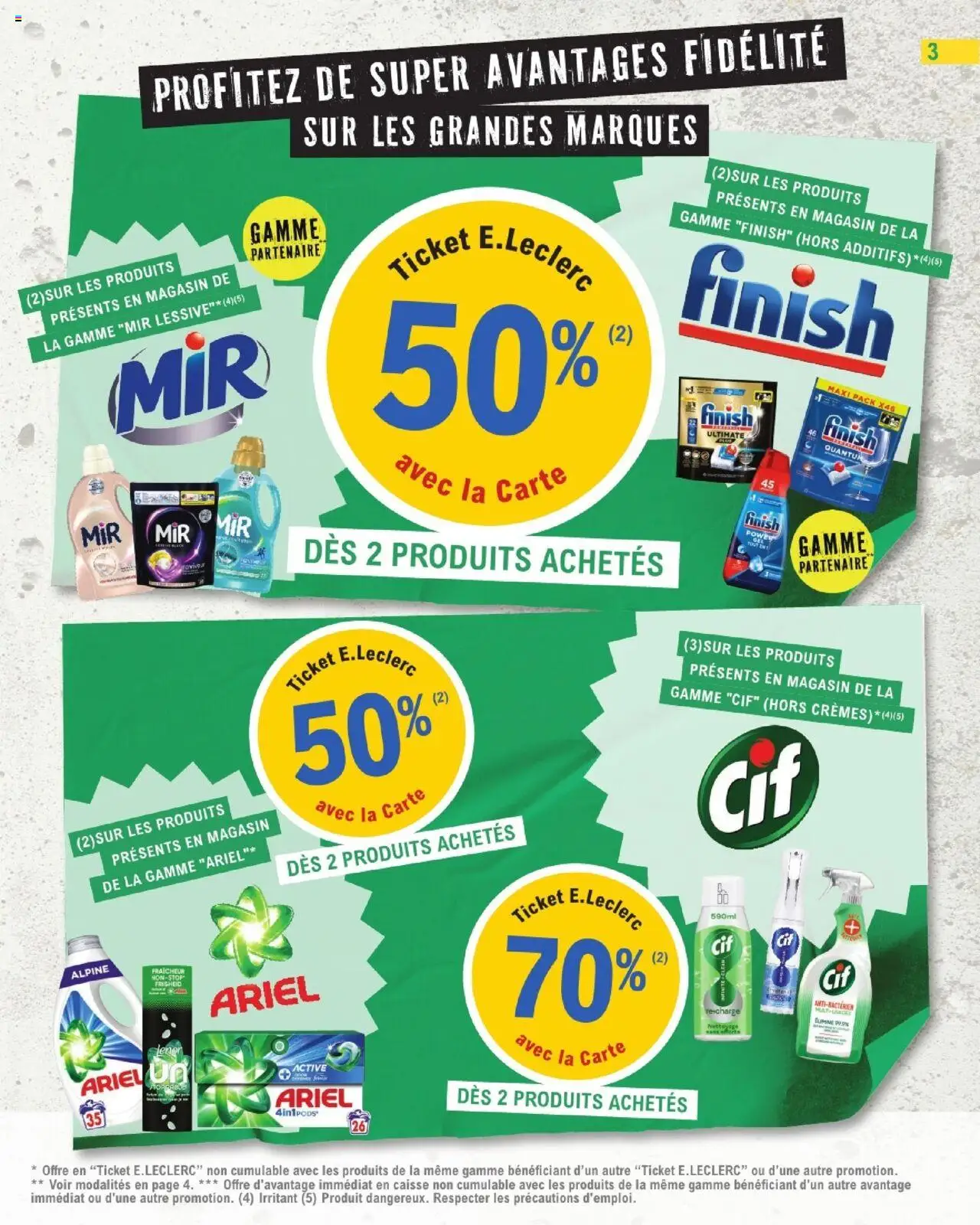  | Page: 3 | Produits: Ariel, Détergent, Portable, Lessive