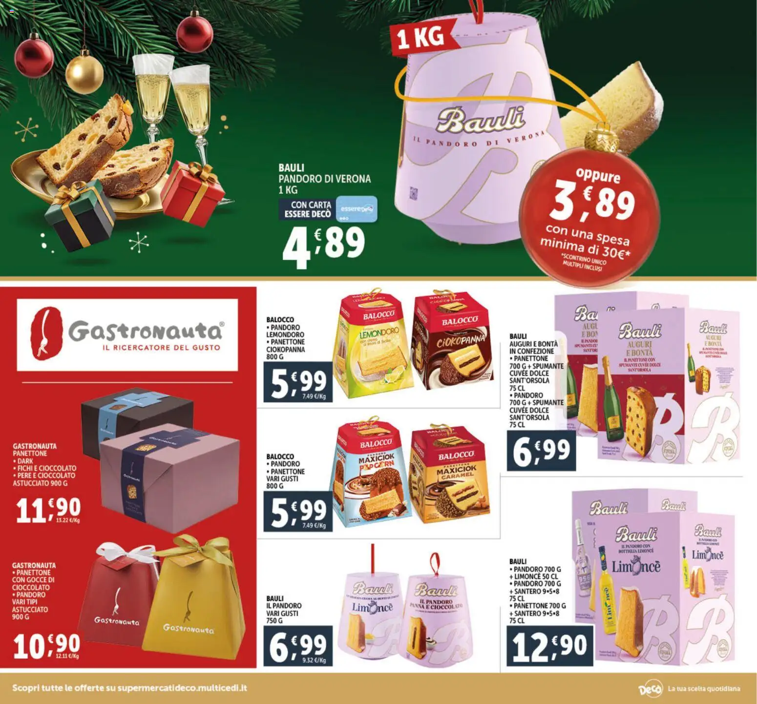 Volantino Decò del 15.12.2025 | Pagina: 2 | Prodotti: Cioccolato, Panettone, Spumante, Bottiglia