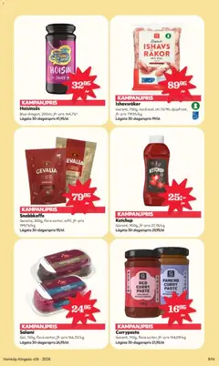 Snabbkaffe, Gevalia, 200g, flera sorter, refill, jfr-pris 399,75/kg - Förhandsvisning av reklamblad från butik Hemköp aktuell från 02.02.2026 | Sida: 9