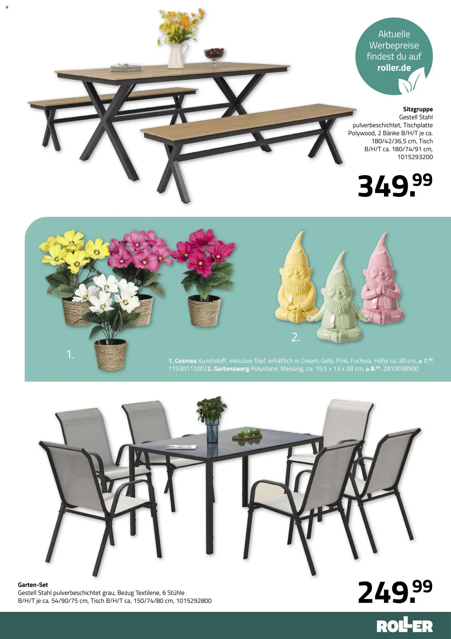 Roller Garten looks – gültig ab 23.02.2026 | Seite: 9 | Produkte: Tisch