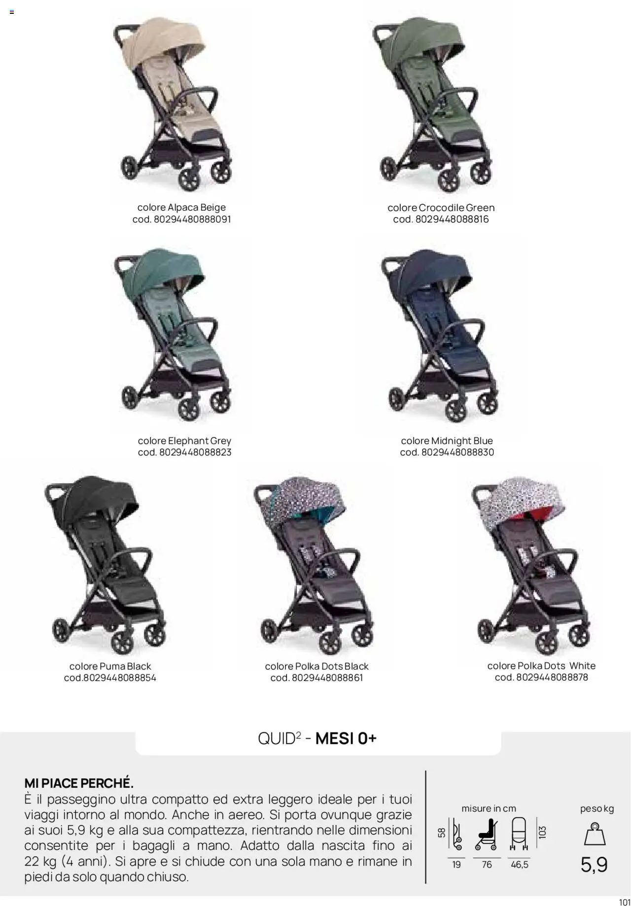 Volantino Prenatal del 01.01.2025 | Pagina: 22 | Prodotti: Passeggino