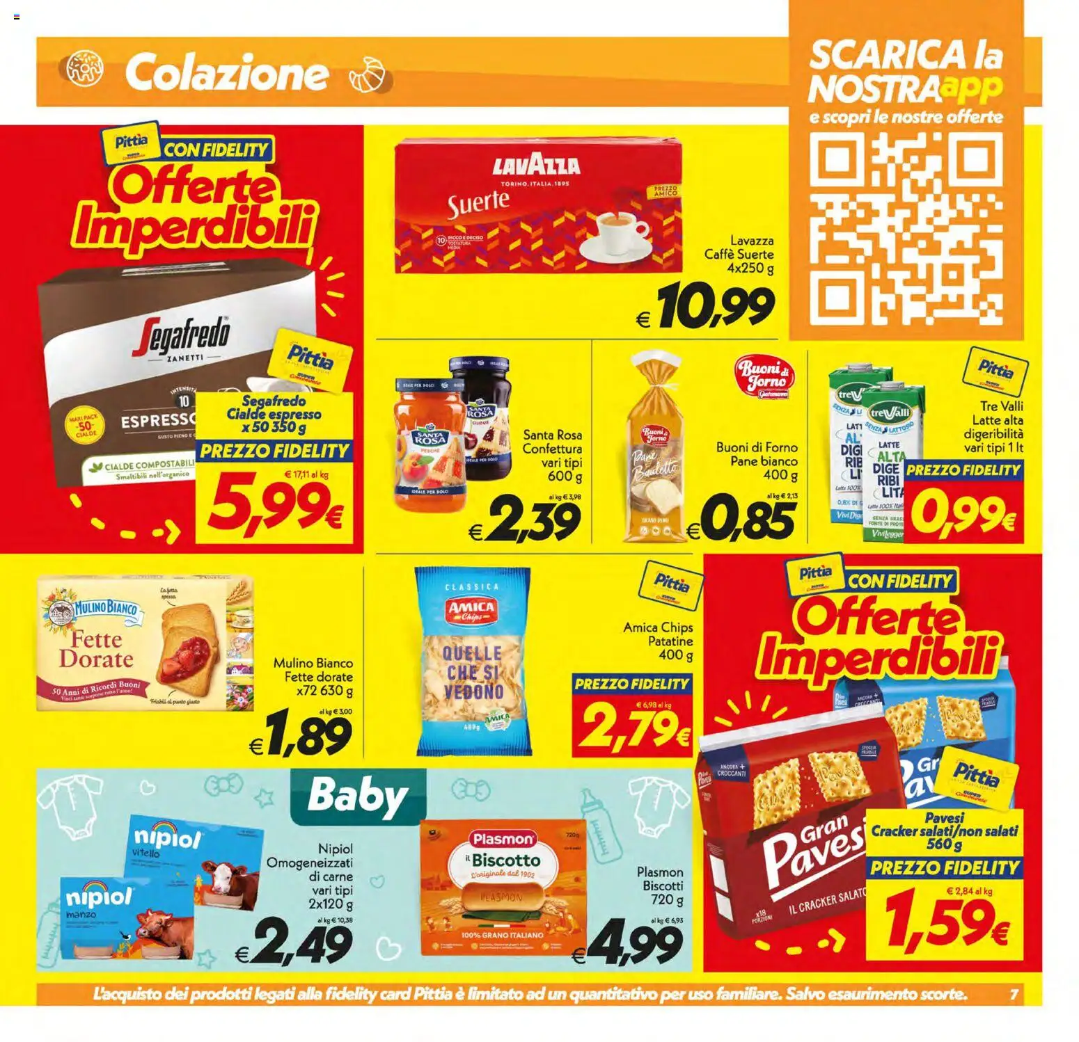 Volantino SuperConveniente del 13.01.2026 | Pagina: 7 | Prodotti: Pane, Patatine, Vitello, Forno