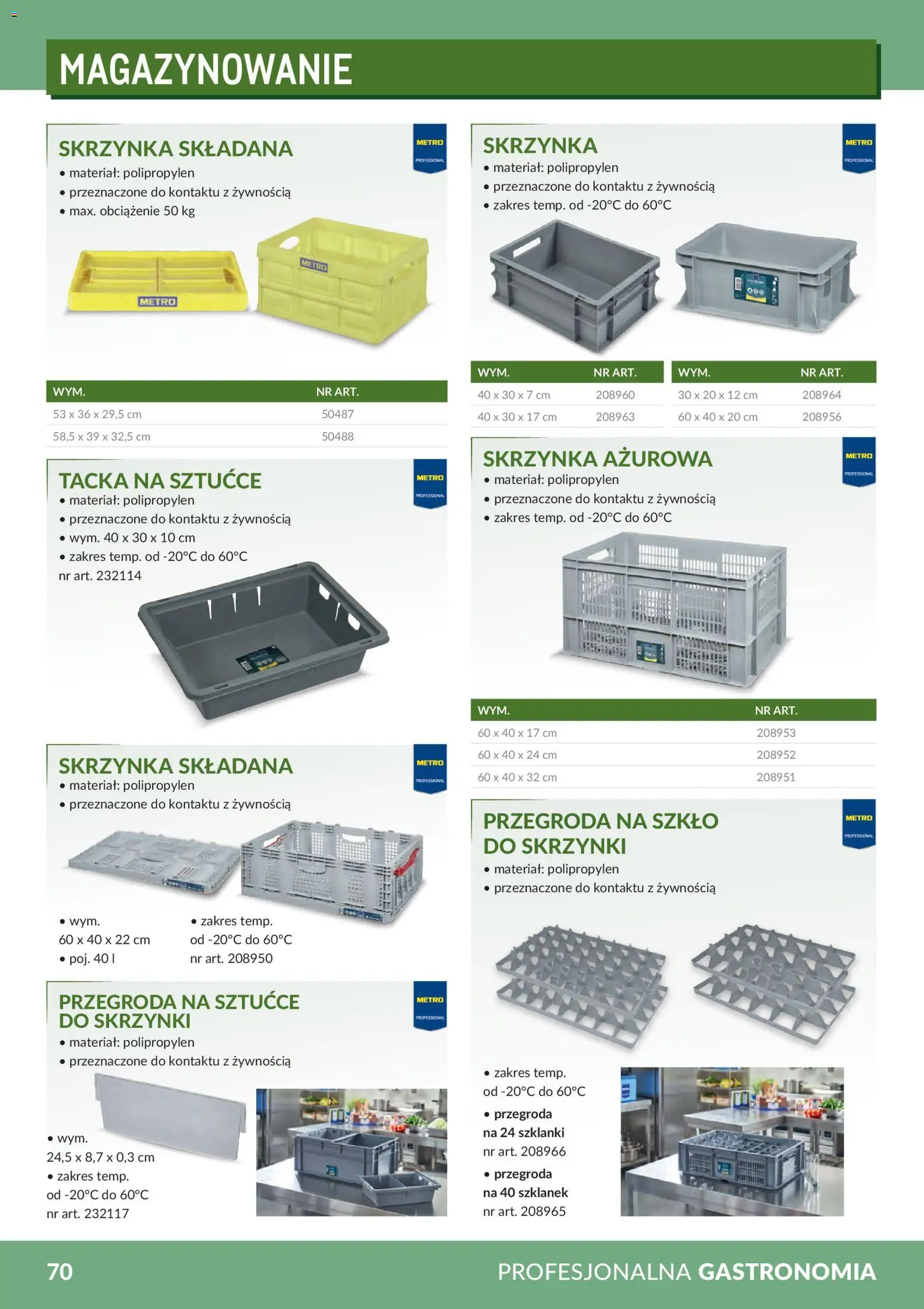 Makro Gazetka - Profesjonalna Gastronomia od 01.02.2026 | Strona: 70 | Produkty: Sztućce, Szklanki