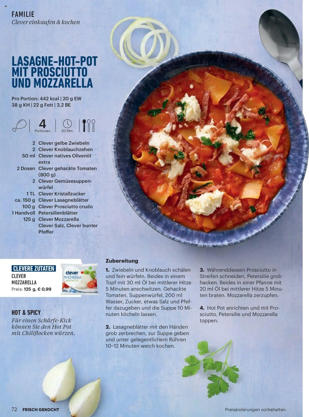 Billa AT akciós ujság - amely érvényes a következő dátumtól: 01.10.2025 | Oldal: 70 | Termékek: Prosciutto crudo, Mozzarella