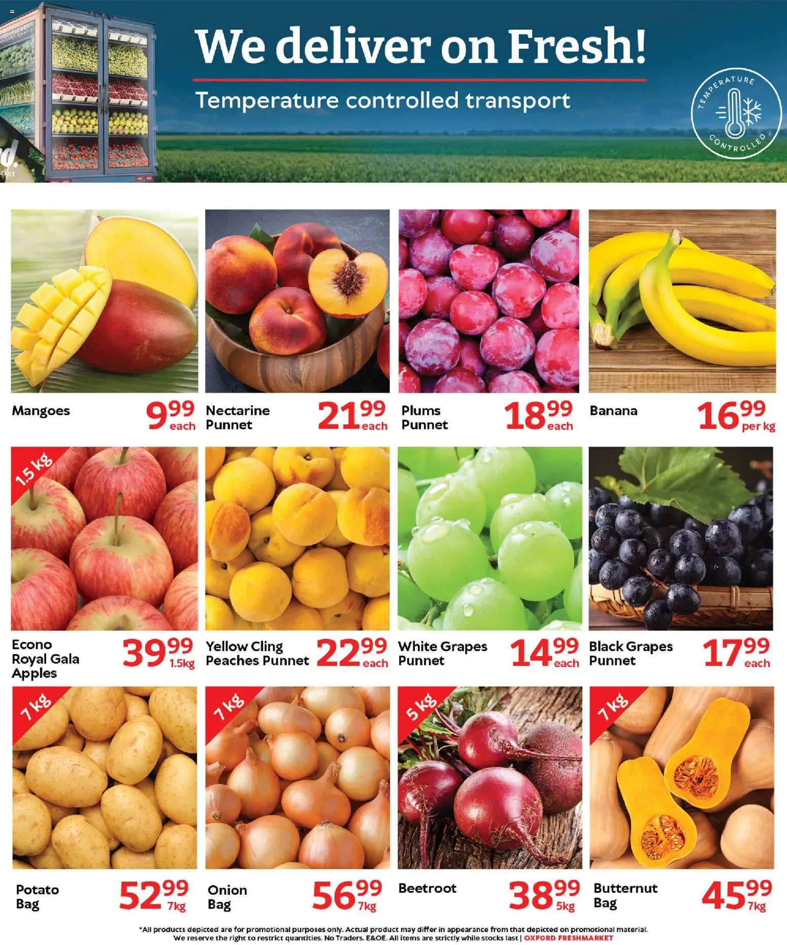 New Oxford Freshmarket catalogue – valid from 25.02.2026 | Page: 6 | Products: Apples, Grapes