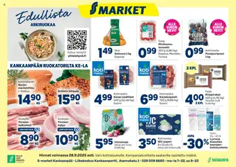 S-market-mainoslehti voimassa 24.09.2025 alkaen