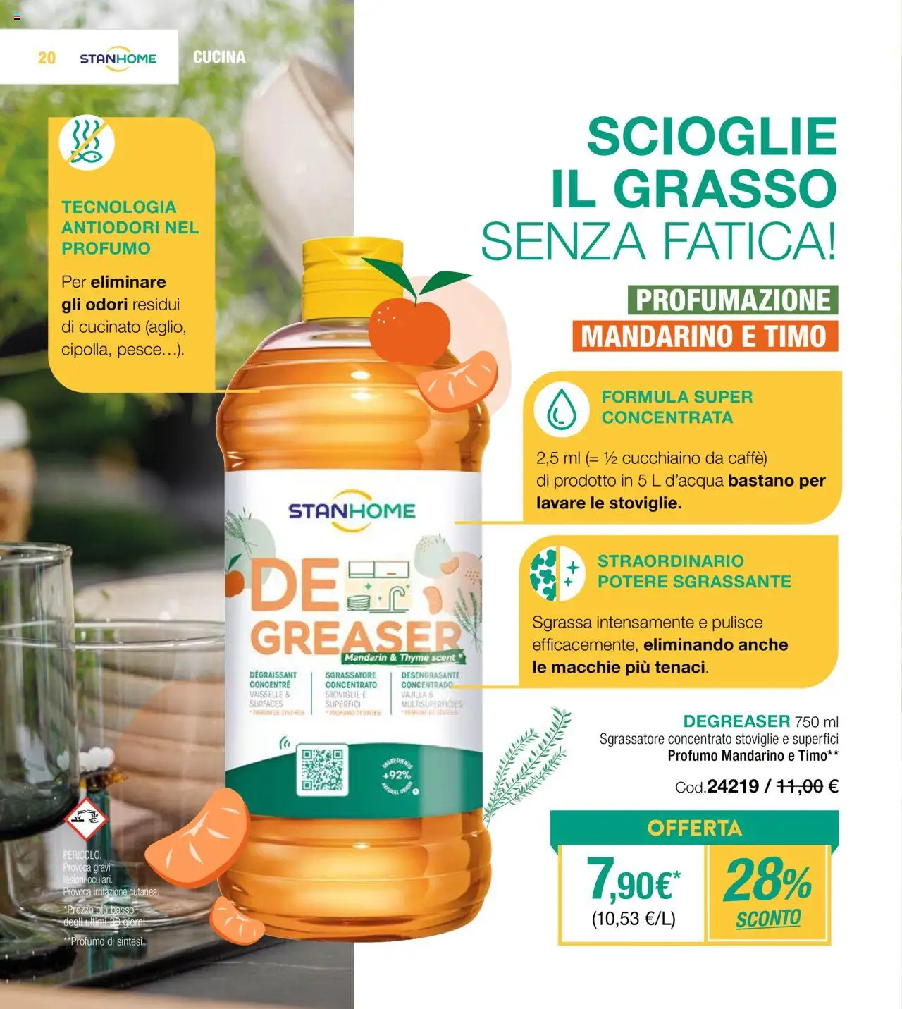 Volantino Stanhome del 05.08.2025 | Pagina: 20 | Prodotti: Caffè, Pesce, Sgrassatore, Profumo