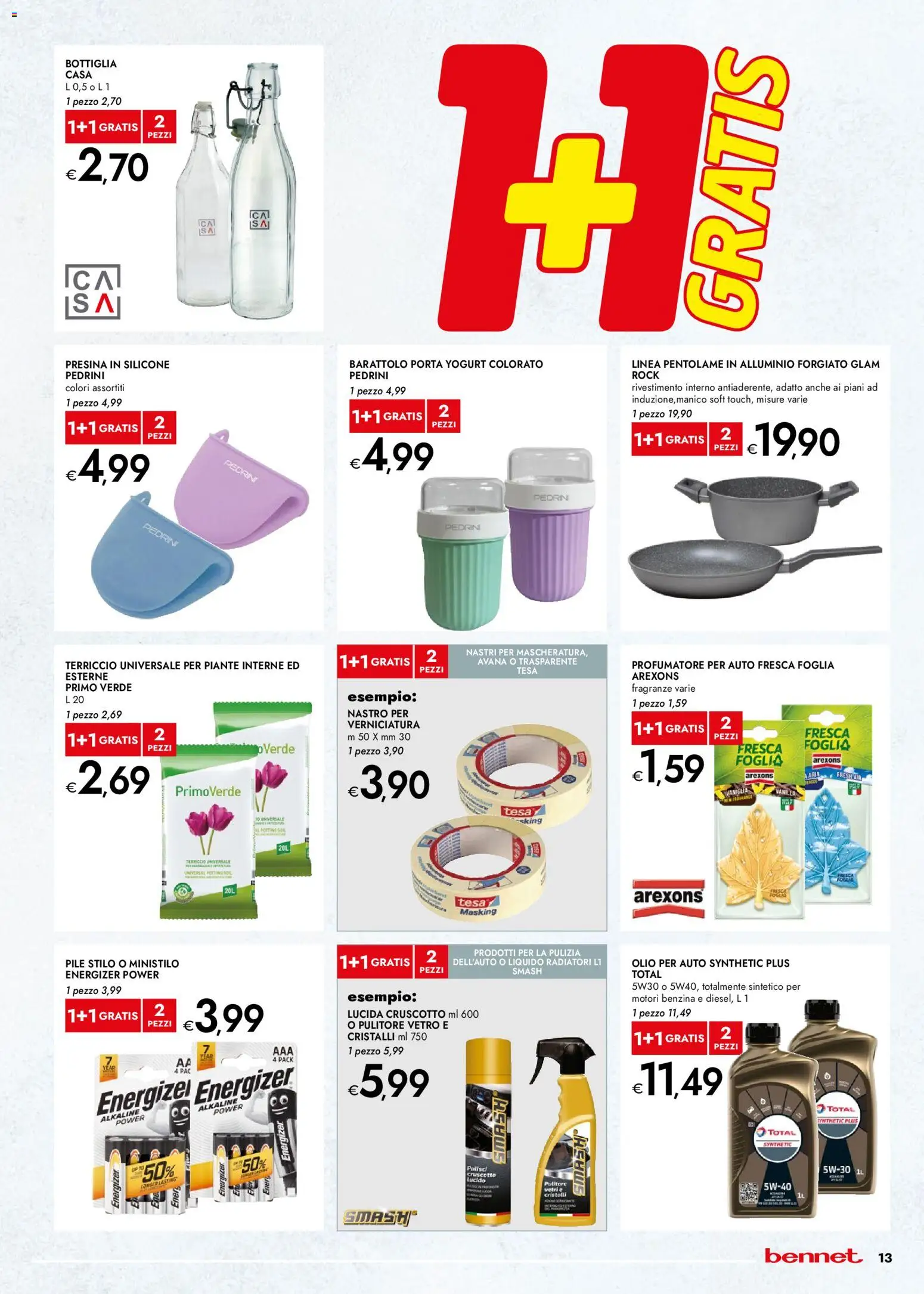 Volantino bennet del 23.04.2026 | Pagina: 13 | Prodotti: Yogurt, Olio, Silicone, Bottiglia