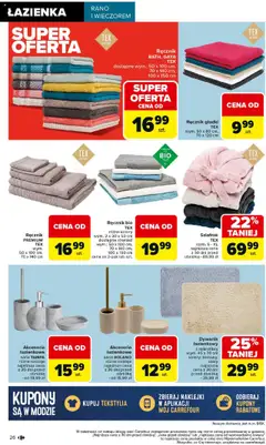 Carrefour Gazetka - Łap okazje od 11.09.2025 | Strona: 26 | Produkty: Szlafrok, Naklejki, Tekstylia