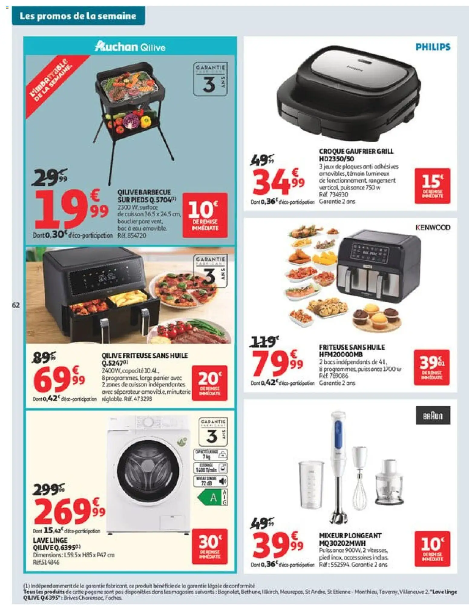 {H1} | Page: 64 | Produits: Mixeur plongeant, Barbecue, Panier, Huile