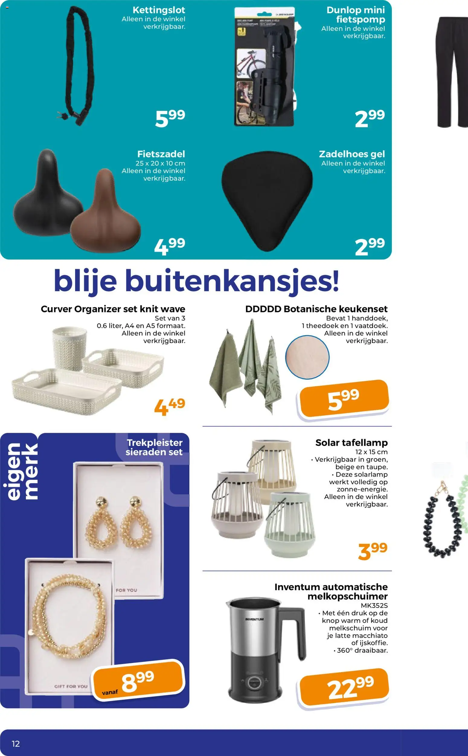 {H1} | Pagina: 12 | Producten: Melkopschuimer, Gel