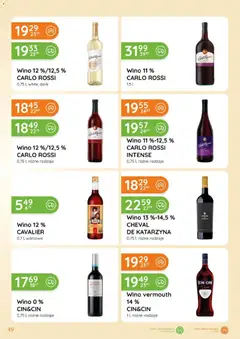 Pogląd oferty "Eurocash Gazetka - Katalog Alkoholowy" - ważna od 01.02.2026 | Strona: 49 | Produkty: Wino, Carlo Rossi