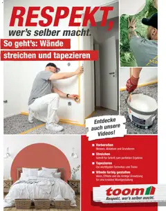 Toom Baumarkt Wände streichen und tapezieren ab 01.01.2026 gültig