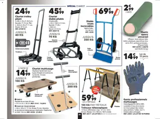 Shopix - Prévisualisation de Shopix Catalogue Automne/Hiver valide à partir de 01.01.2026 | Page: 30 | Produits: Diable pliable, Plateau, Bavette, Gants