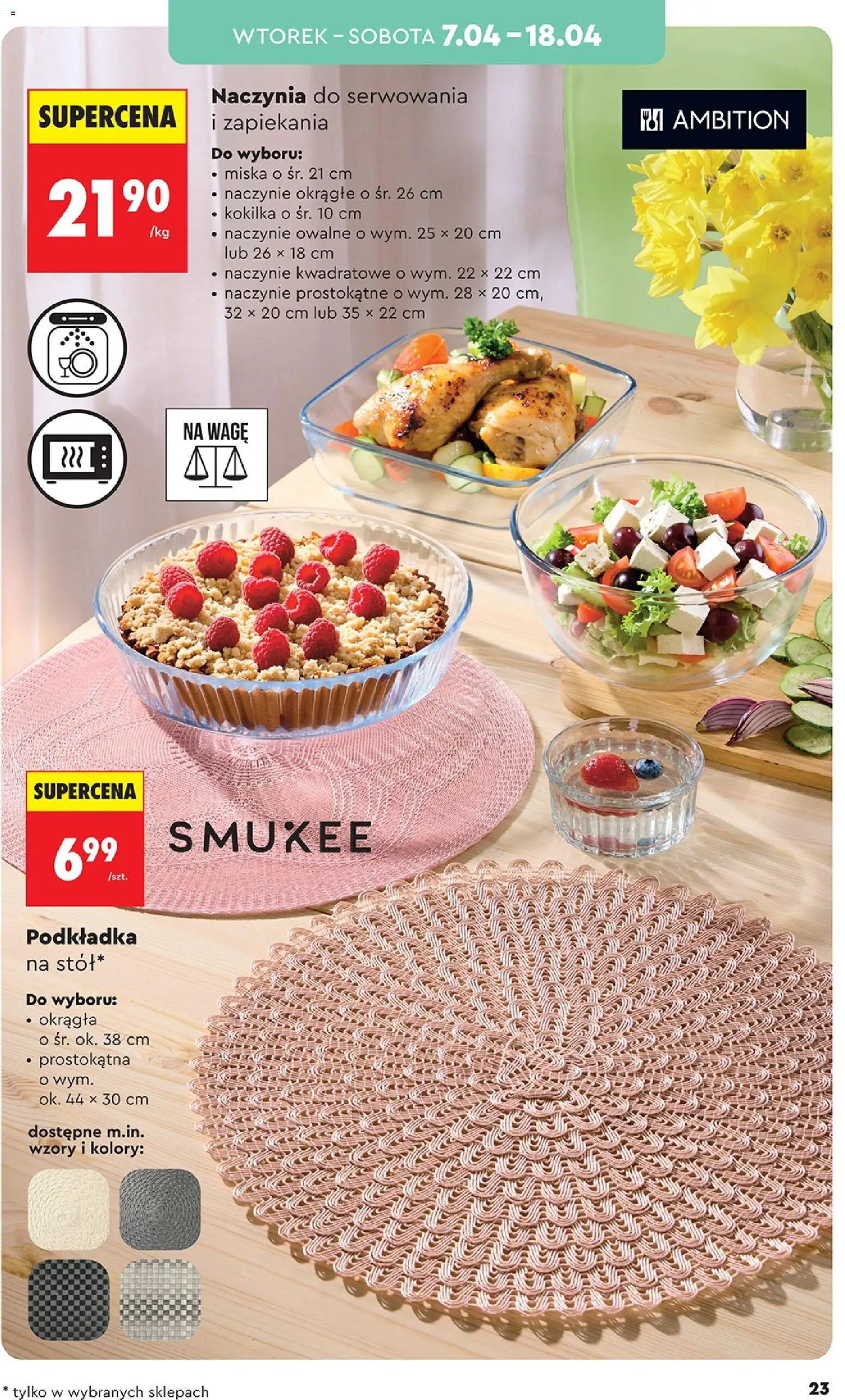 Biedronka Polsko leták - Hity i inspiracje od 07.04.2026 | Strana: 23 | Produkty: Miska