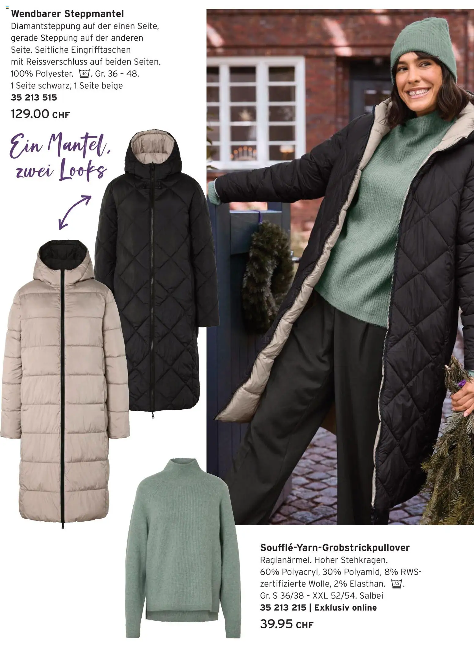 Tchibo Aktionen Freude – gültig ab 12.11.2025 | Seite: 6 | Produkte: Steppmantel