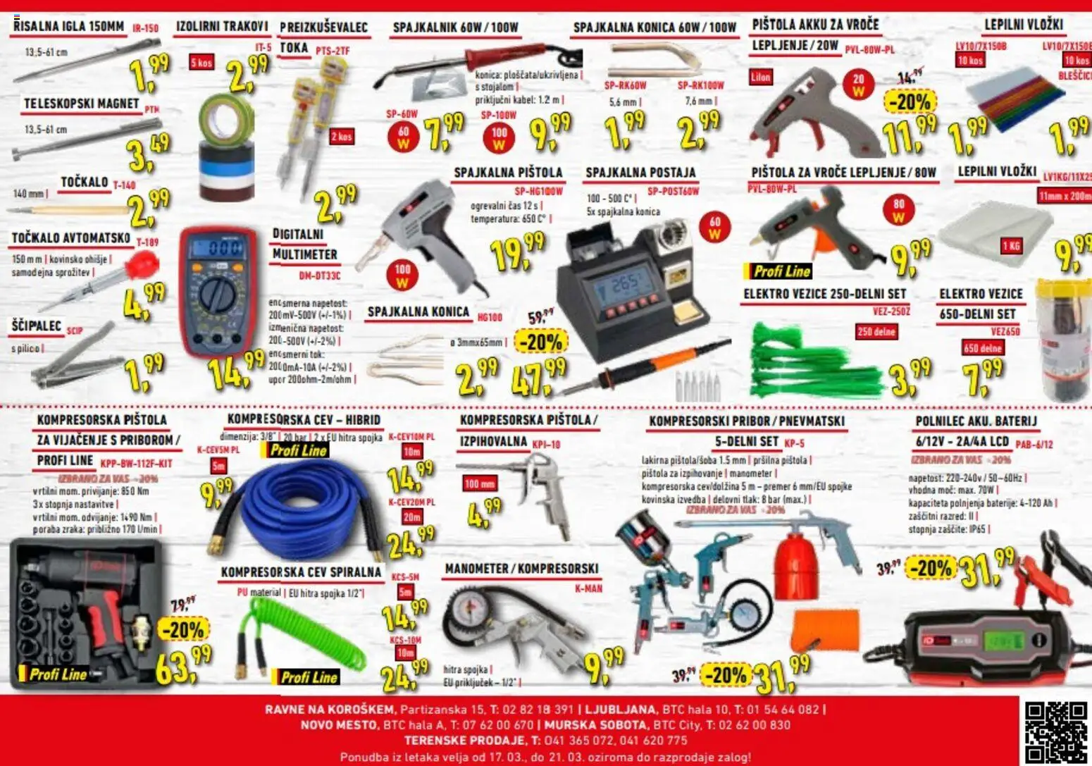 Novi Inter Diskont katalog ponudbe – veljaven od 17.03.2026 | Stran: 1 | Izdelki: Kabel, Vložki, Baterije, Kos