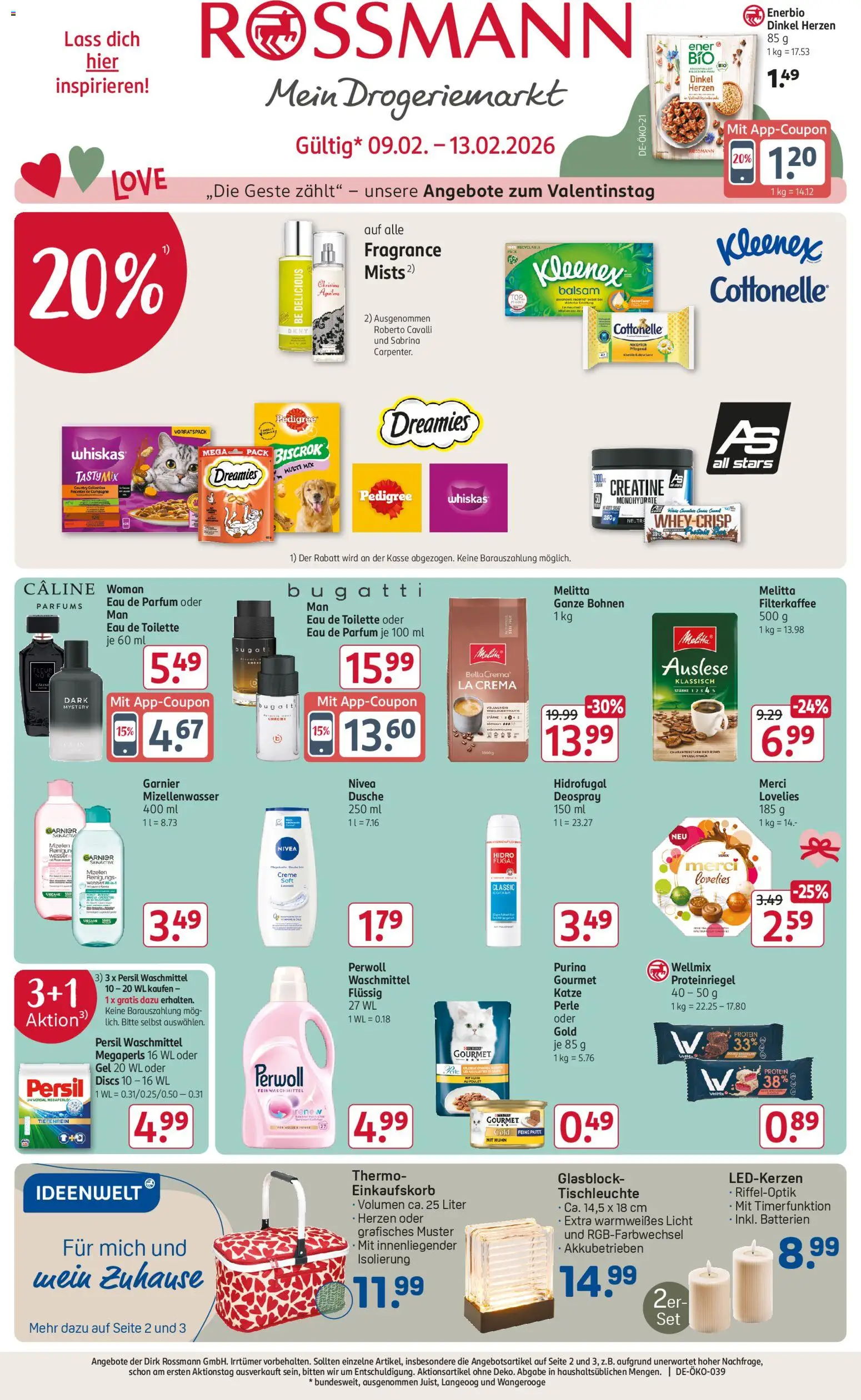 Rossmann Prospekt 	 – gültig ab 09.02.2026 | Seite: 1