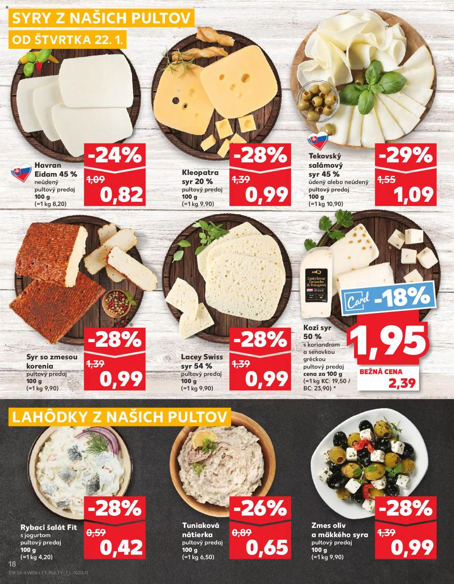 Nové Kaufland akcie – leták je platný od 22.01.2026 | Strana: 18