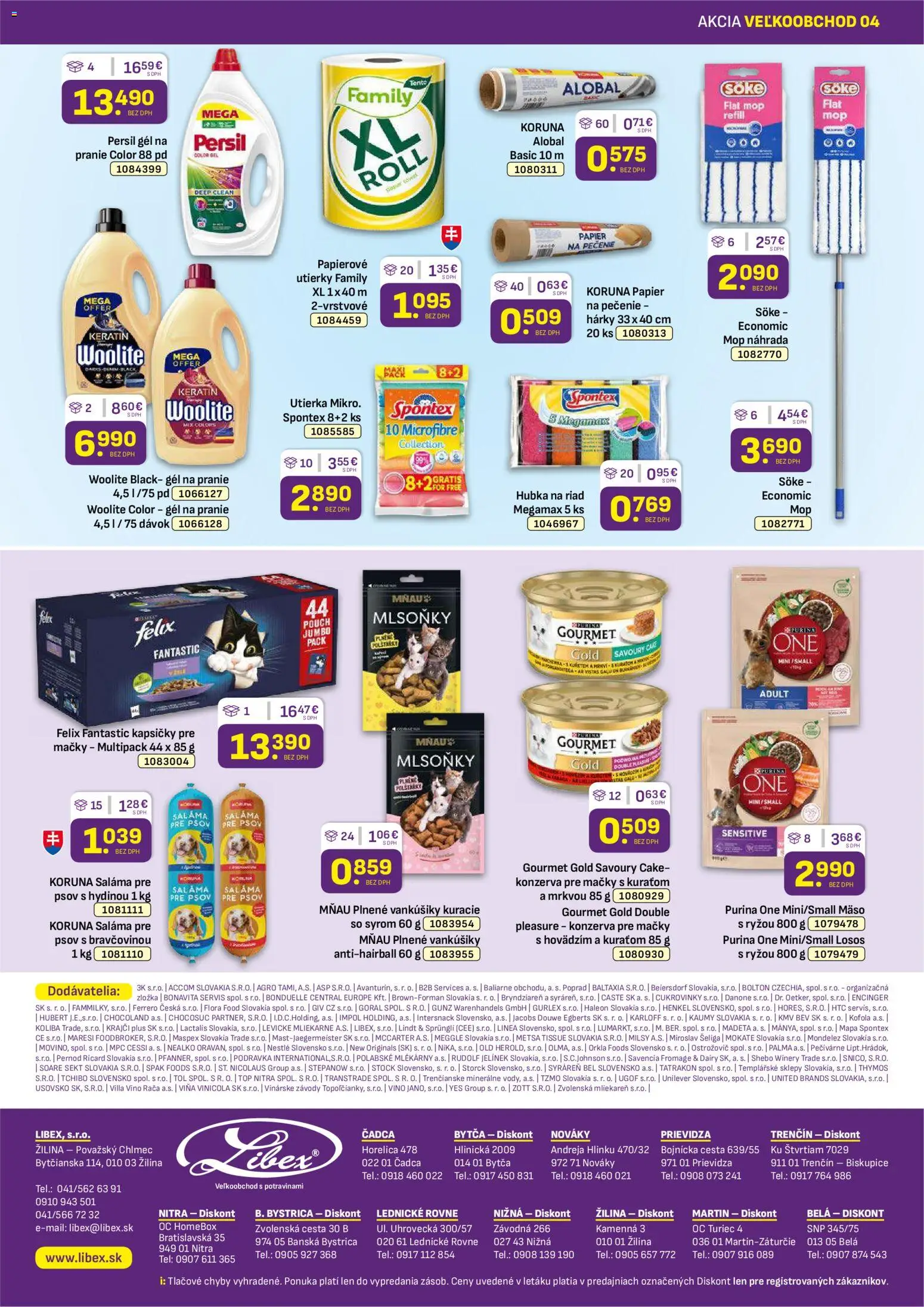 Nové Libex akcie – leták je platný od 16.02.2026 | Strana: 36 | Produkty: Víno, Lindt, Kofola, Hubka