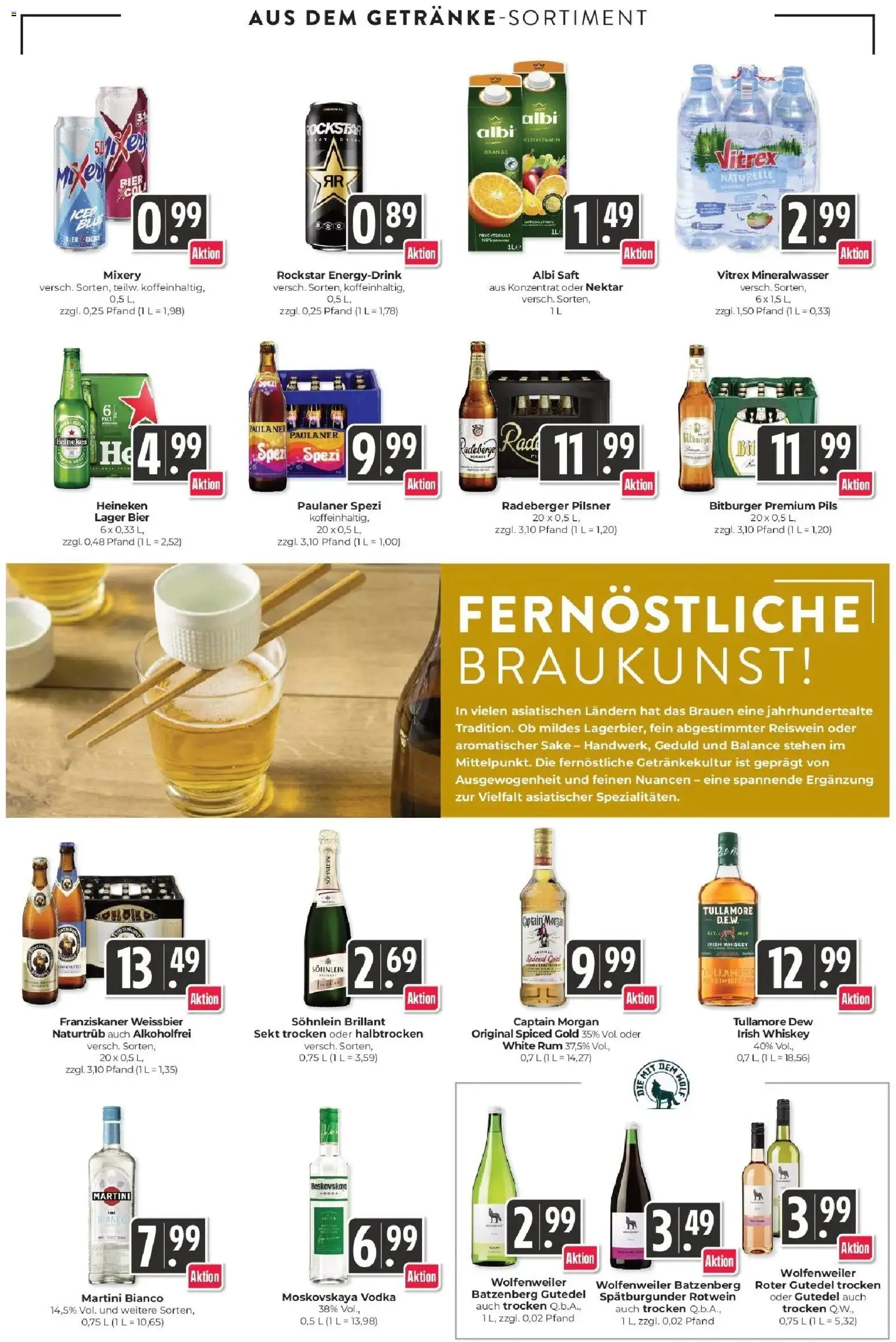 Edeka prospekt Schliengen	 – gültig ab 09.03.2026 | Seite: 14 | Produkte: Energy, Rockstar, Captain morgan, Whiskey