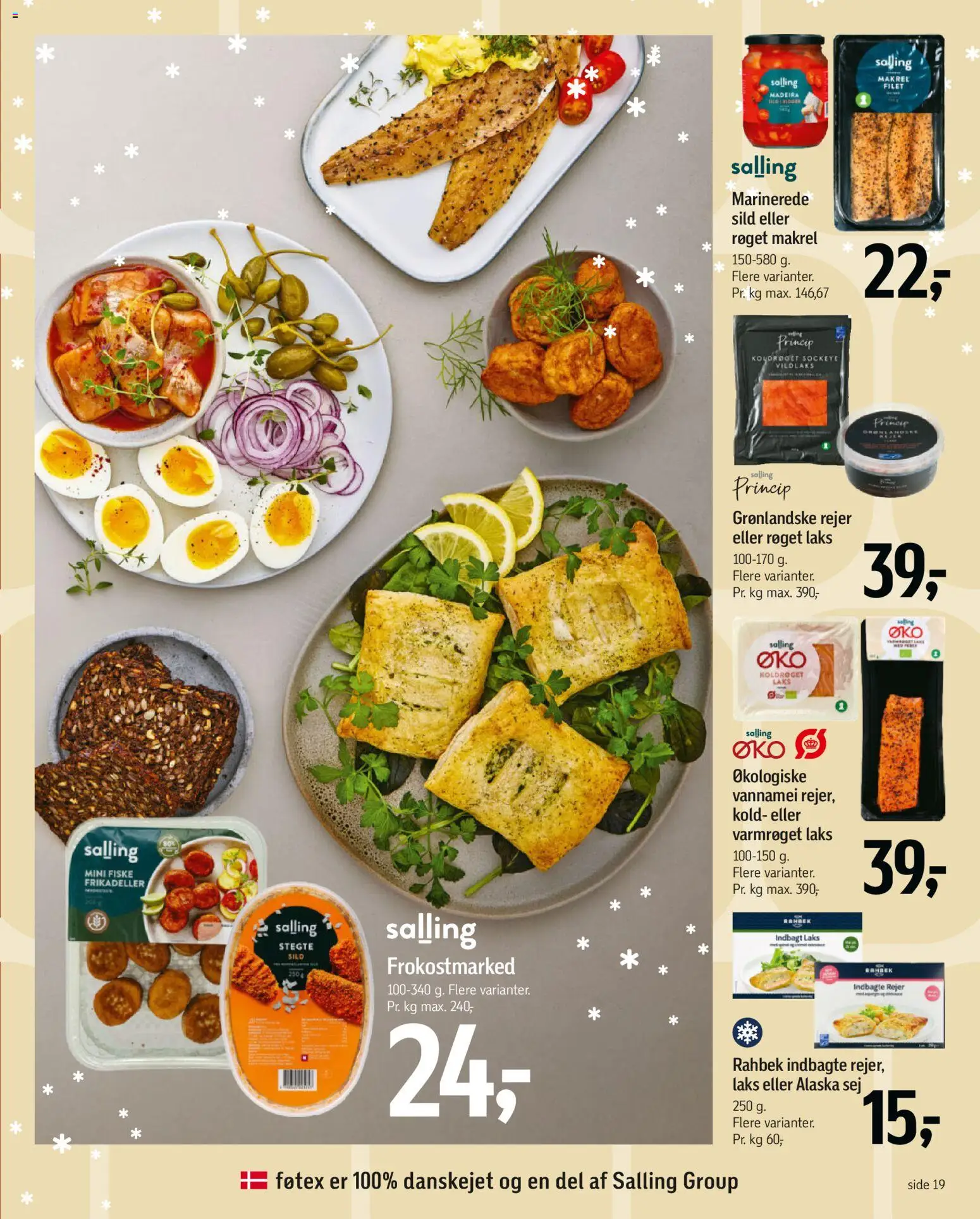 Føtex tilbudsavis – gyldig fra 19.12.2025 | Side: 22 | Produkter: Peber, Makrel, Sild, Rejer