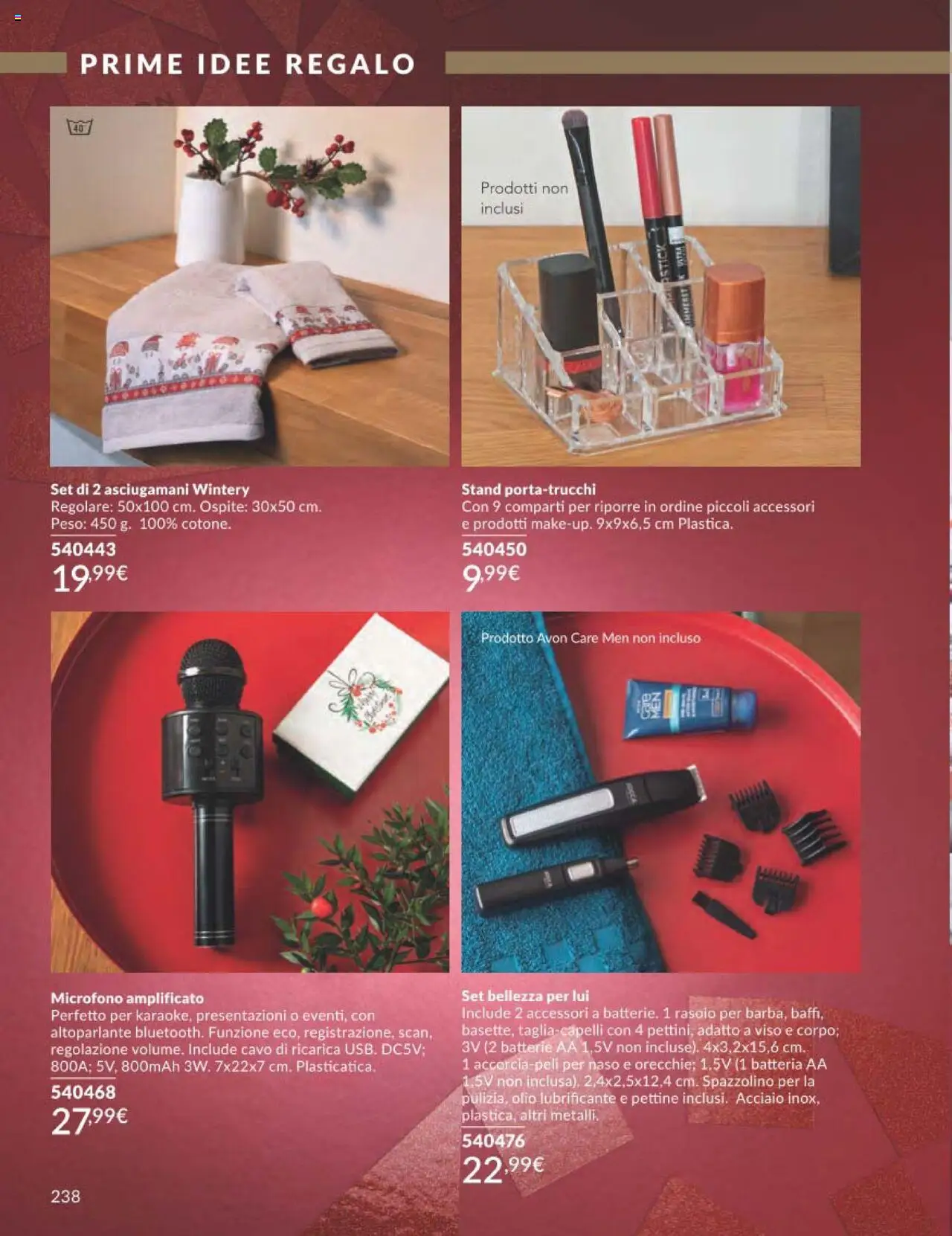 Volantino Avon del 01.10.2025 | Pagina: 238 | Prodotti: Pettine, Olio, Batteria, Batterie