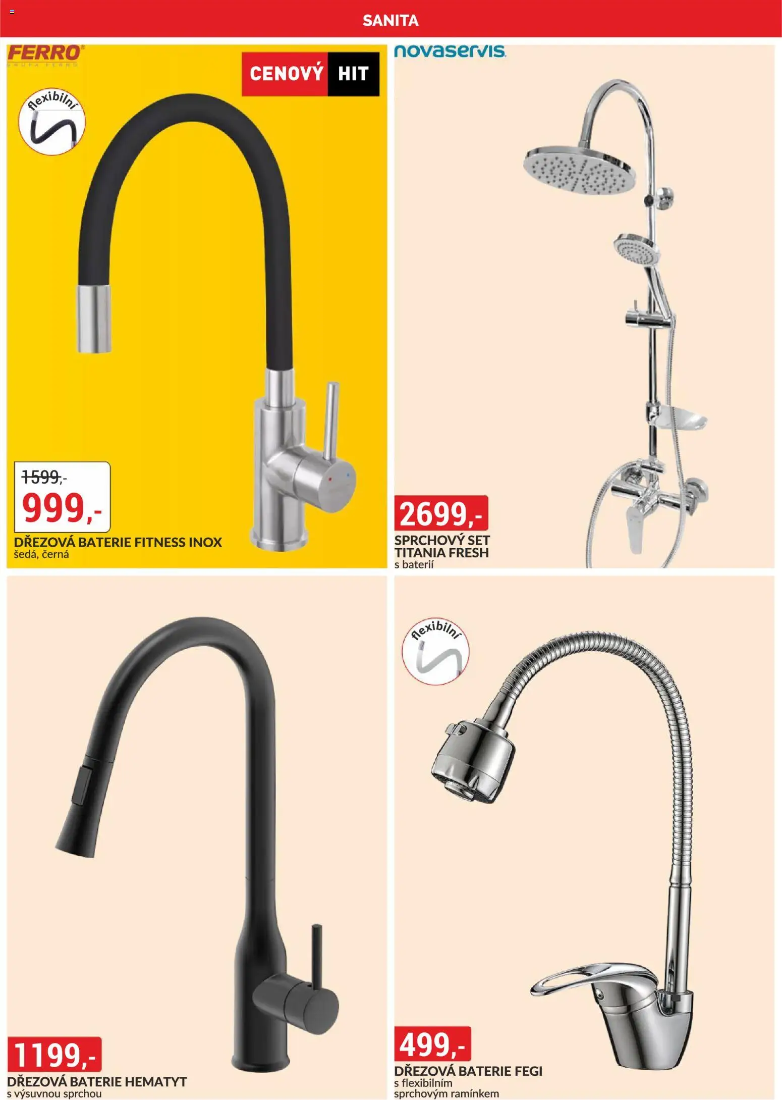 BAUMAX leták od 01.02.2026 | Strana: 6 | Produkty: Dřezová baterie, Baterie