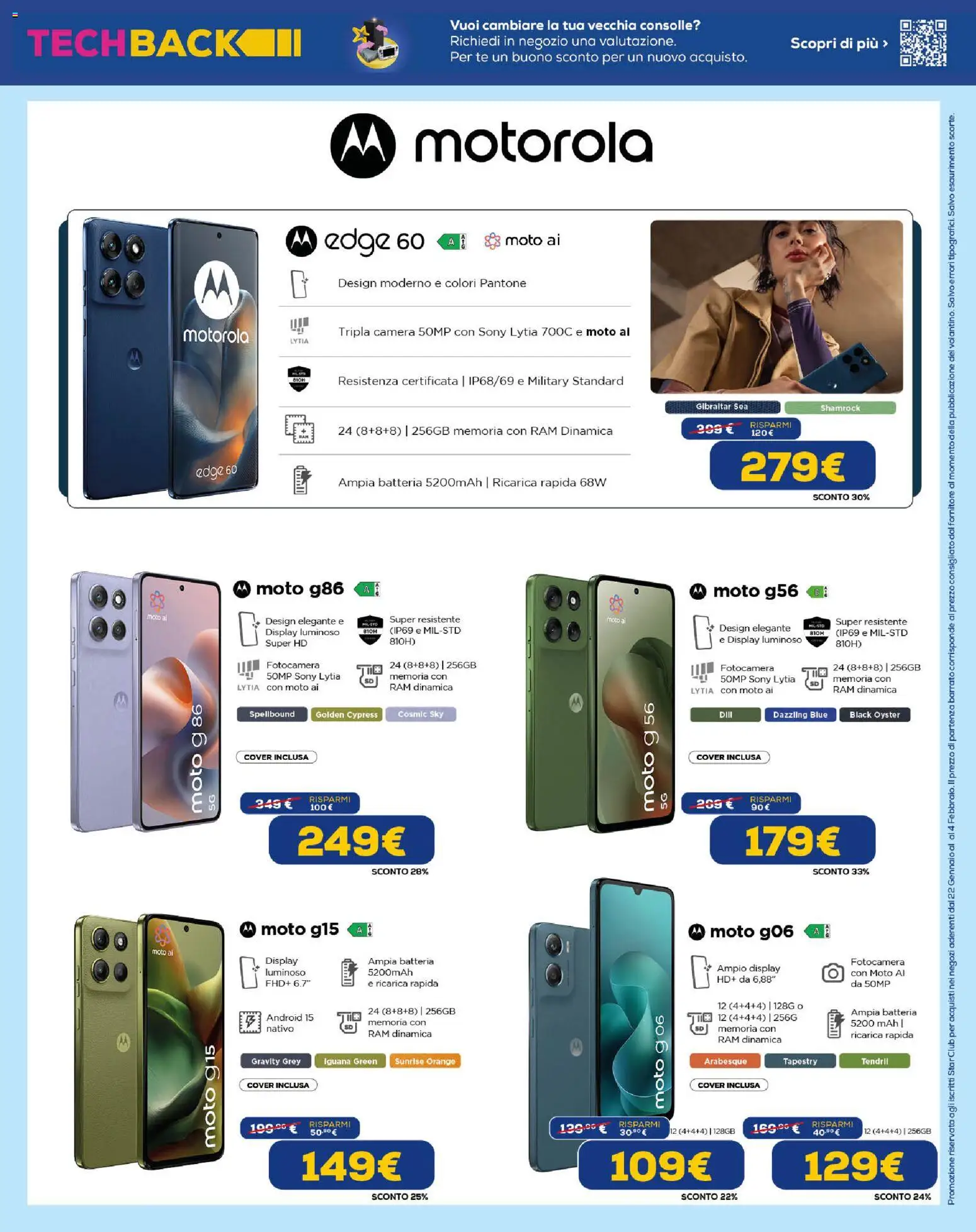 Volantino Euronics del 22.01.2026 | Pagina: 5 | Prodotti: Tè, Fotocamera, Batteria