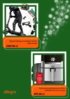 Pogląd oferty "Allegro promocje" - ważna od 31.12.2025 | Strona: 4 | Produkty: Grill, Frytkownica, Frytkownica beztłuszczowa, Tefal