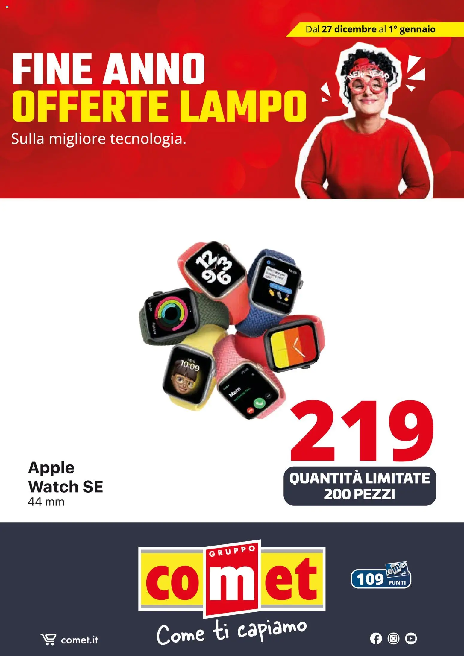 Volantino Comet del 27.12.2025 | Pagina: 10 | Prodotti: Apple Watch