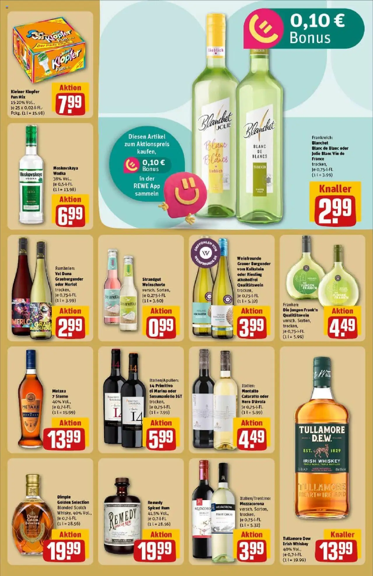 Rewe prospekt Butzbach	 - gültig ab dem 27.07.2025 | Seite: 19 | Produkte: Whisky, Vodka, Wodka, Whiskey