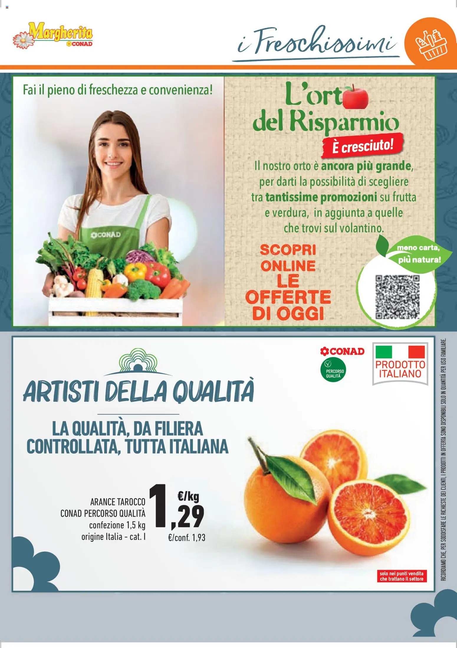 Volantino Conad del 07.01.2026 | Pagina: 13 | Prodotti: Arance, Frutta