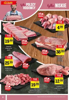 Gram Market Gazetka od 17.09.2025 | Strona: 2 | Produkty: Mięso, Polędwiczki wieprzowe