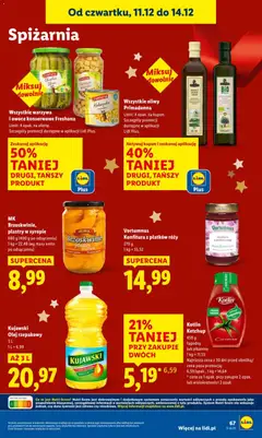 Pogląd oferty "Kujawski Olej rzepakowy, Rapeseed oil, 3 L" - ważna od 11.12.2025 | Strona: 67