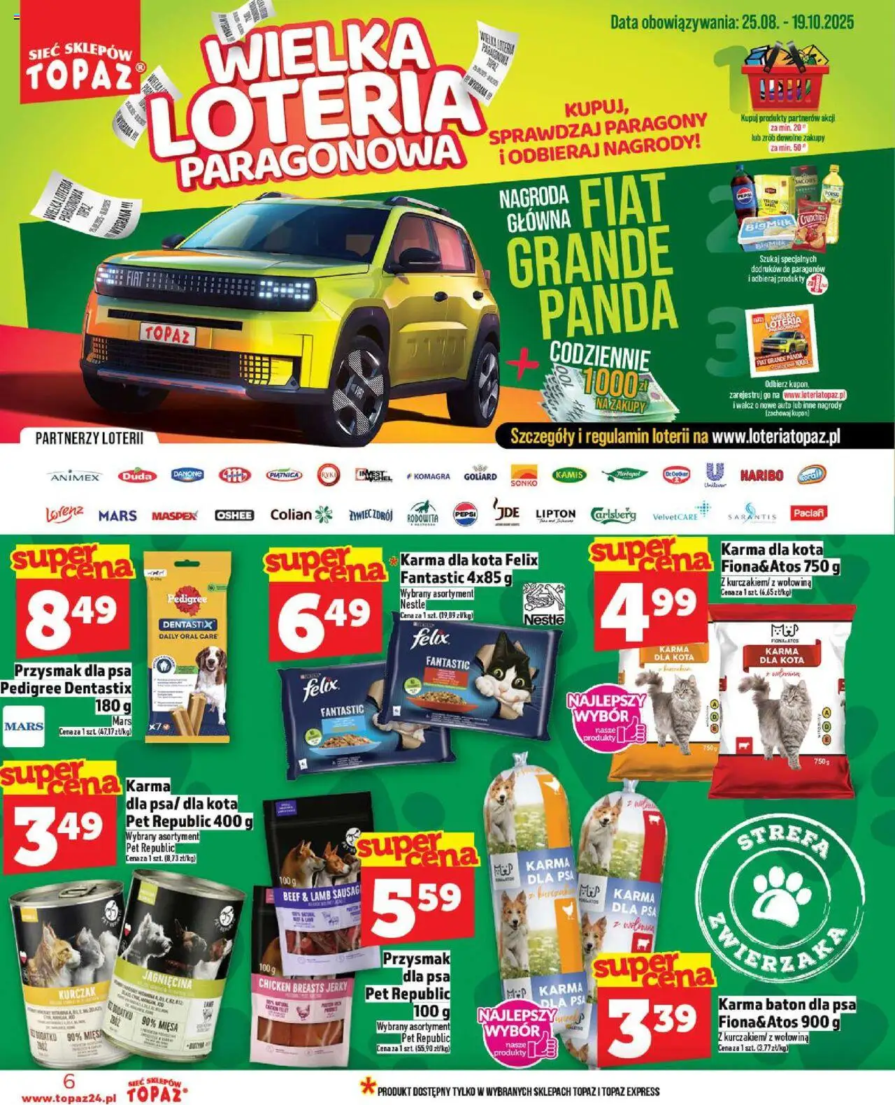 Topaz Gazetka - Ceny małe na stałe od 11.09.2025 | Strona: 6 | Produkty: Pepsi, Jagnięcina, Karma dla kota, Wołowina