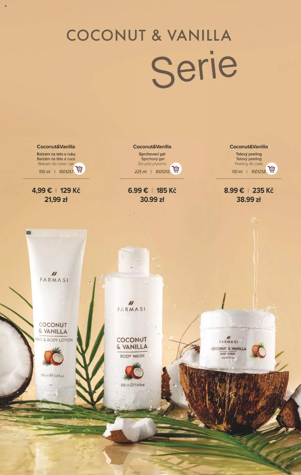 Nové Farmasi akcie – leták je platný od 24.09.2025 | Strana: 105 | Produkty: Peeling, Sprchový gél