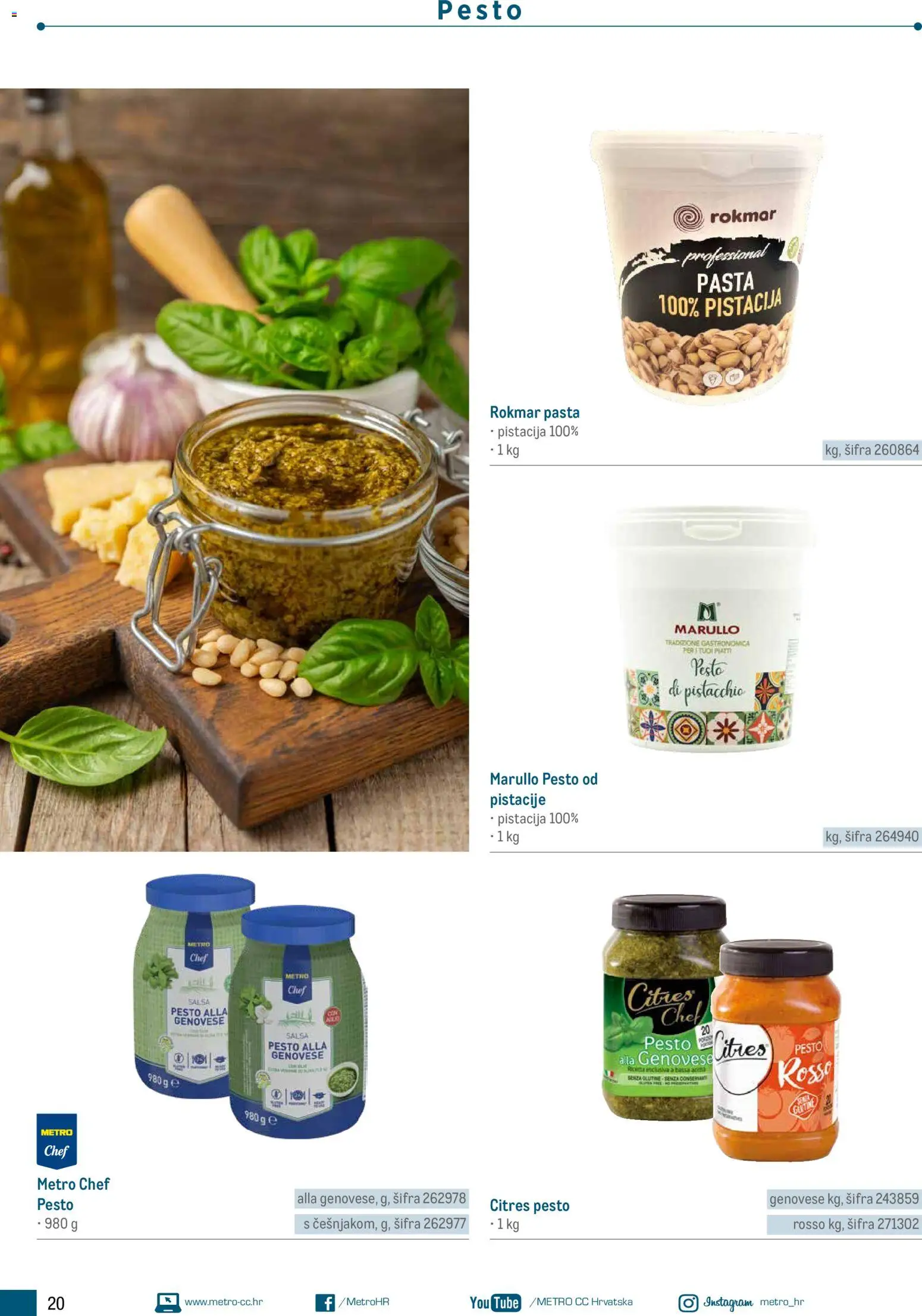 Metro katalog | vrijedi od 05.03.2026 | Stranica: 20 | Proizvodi: Pasta, Pistacije