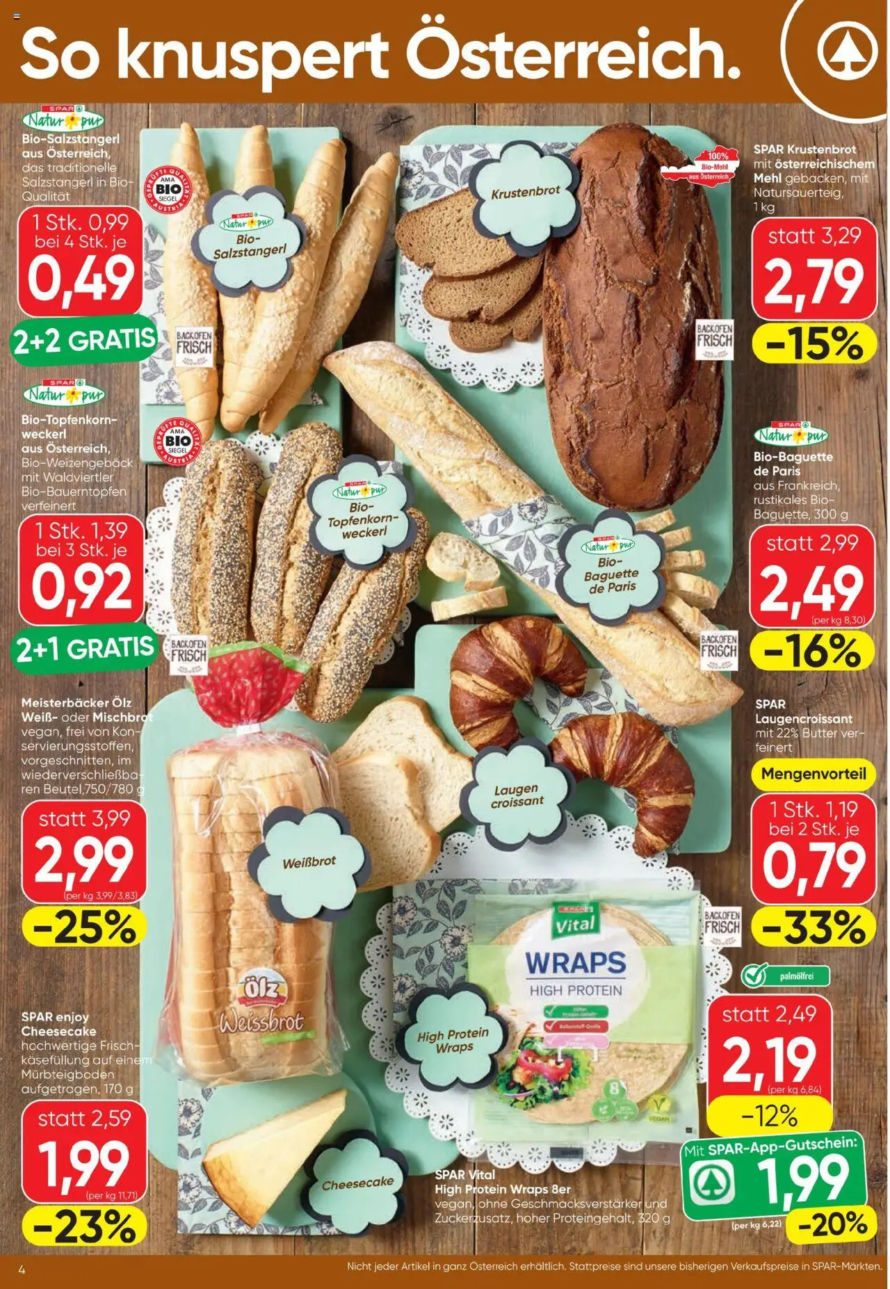 Spar Flugblatt gültig ab 11.09.2025 | Seite: 4 | Produkte: Jääkaappipakastin, Butter