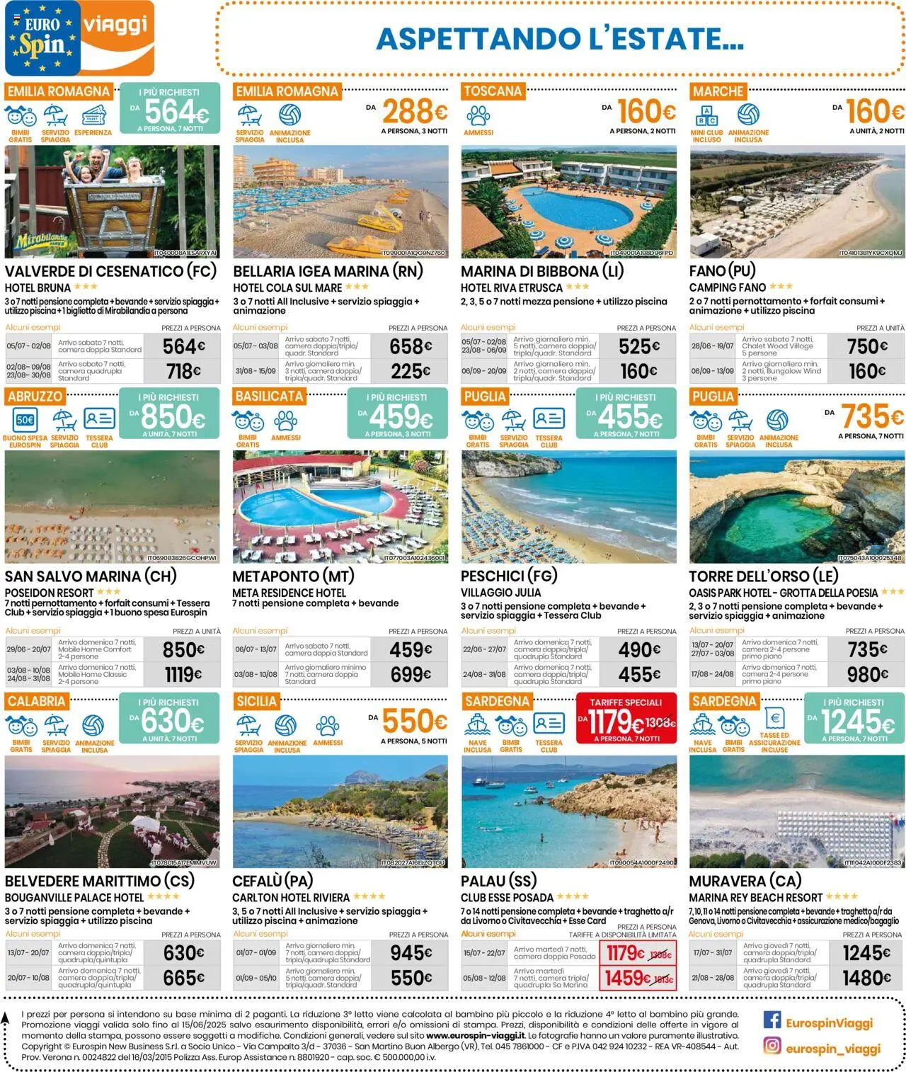 Volantino Eurospin del 05.06.2025 | Pagina: 18 | Prodotti: Mobile, Piscina, Letto