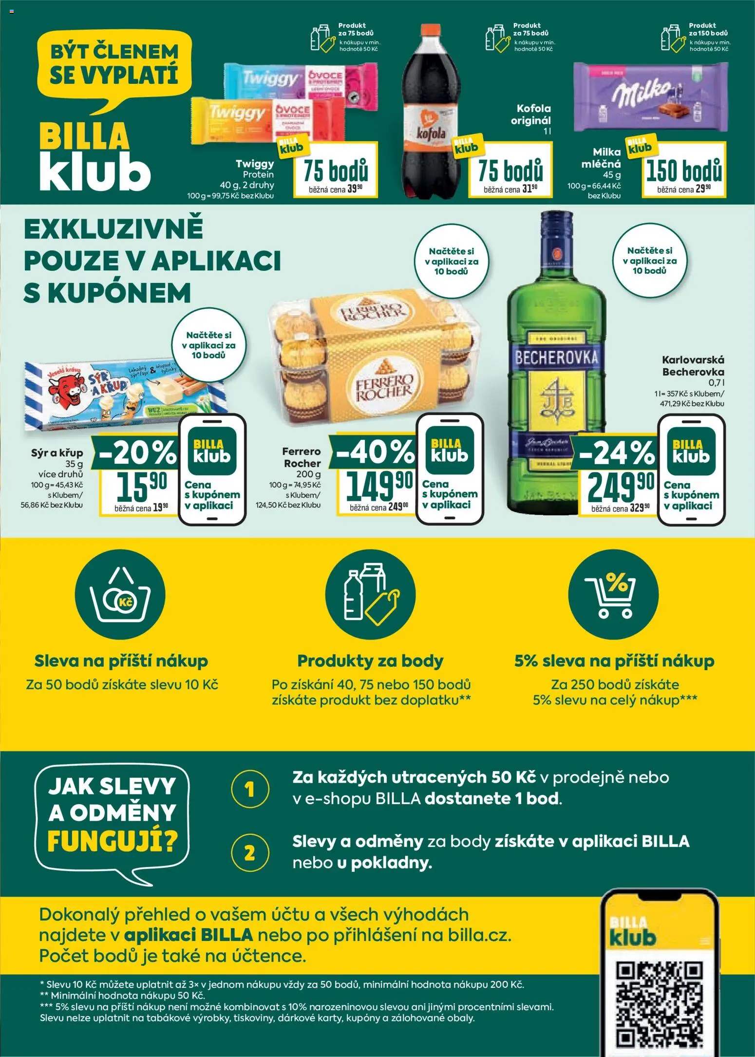 Billa Velký leták od 10.12.2025 | Strana: 44 | Produkty: Sýr, Tyčinky, Kofola, Becherovka