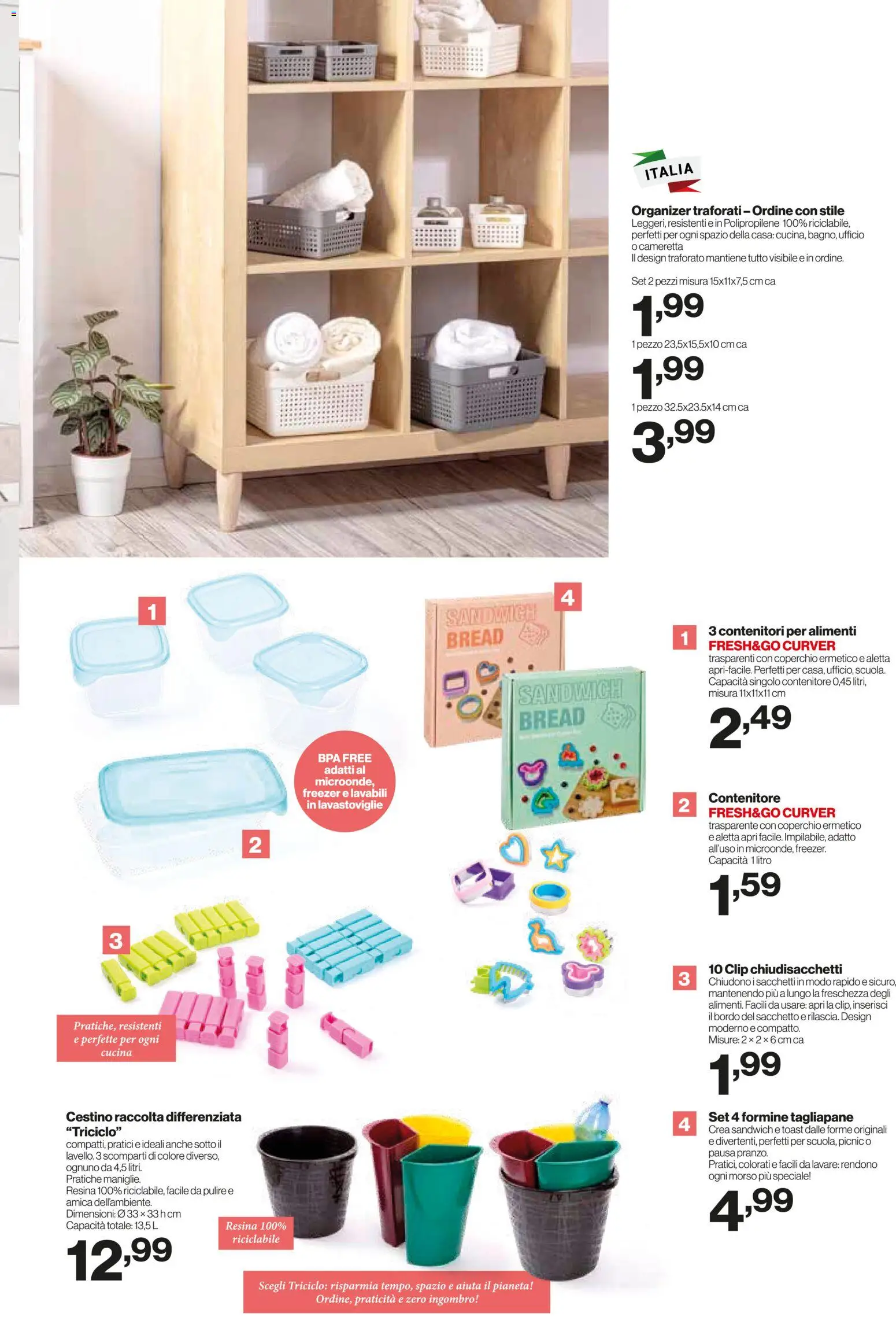 Volantino IN's del 31.12.2025 | Pagina: 17 | Prodotti: Freezer, Lavastoviglie, Contenitore, Cestino