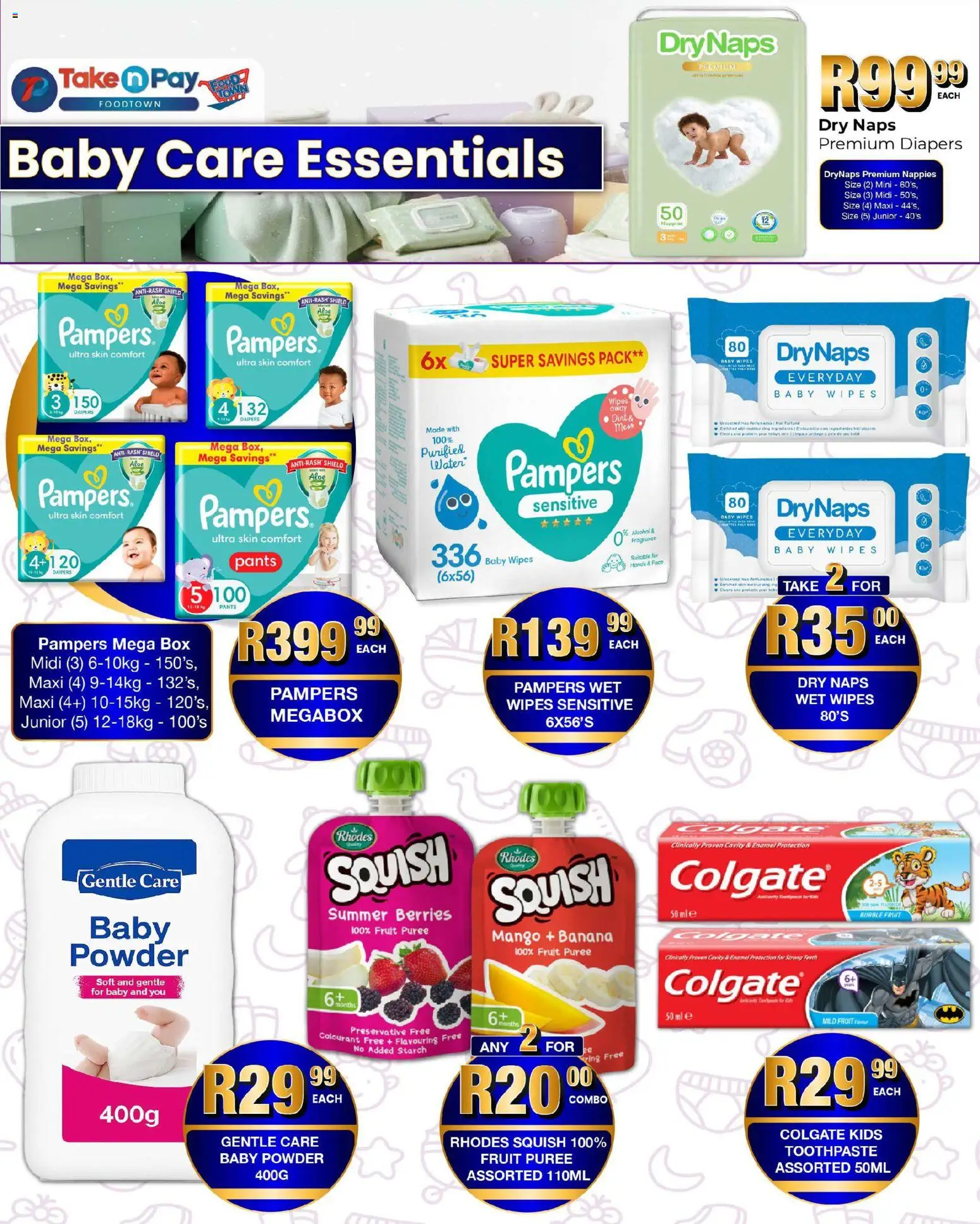New Take n Pay catalogue – valid from 02.02.2026 | Page: 20 | Products: Pants, Box, Powder, Water