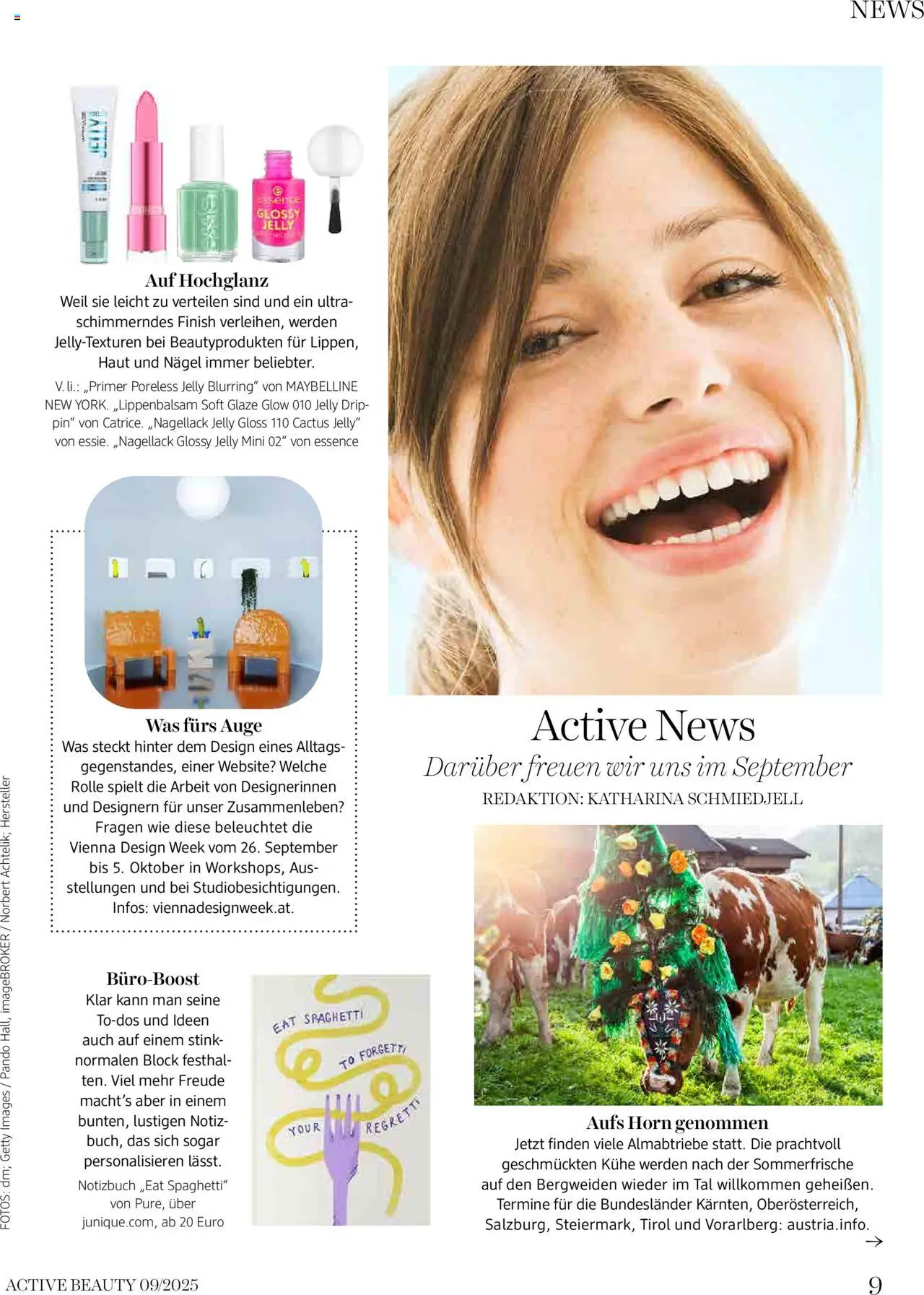 dm drogerie markt Active Beauty Magazin 09/2025 gültig ab 10.09.2025 | Seite: 9 | Produkte: Notizbuch, Hajdina liszt