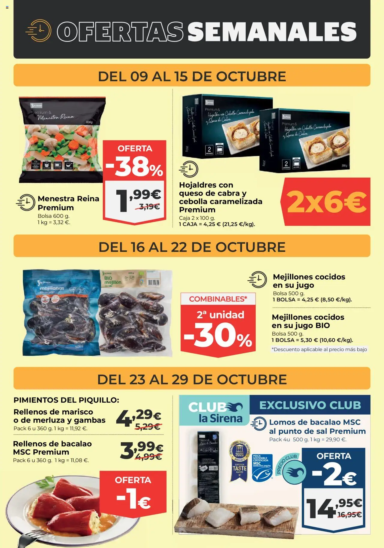 La Sirena - Ibiza │ válido desde el 09.10.2025 | Página: 3 | Productos: Jugo, Παγωμένο τσάι, Bolsa, Caja