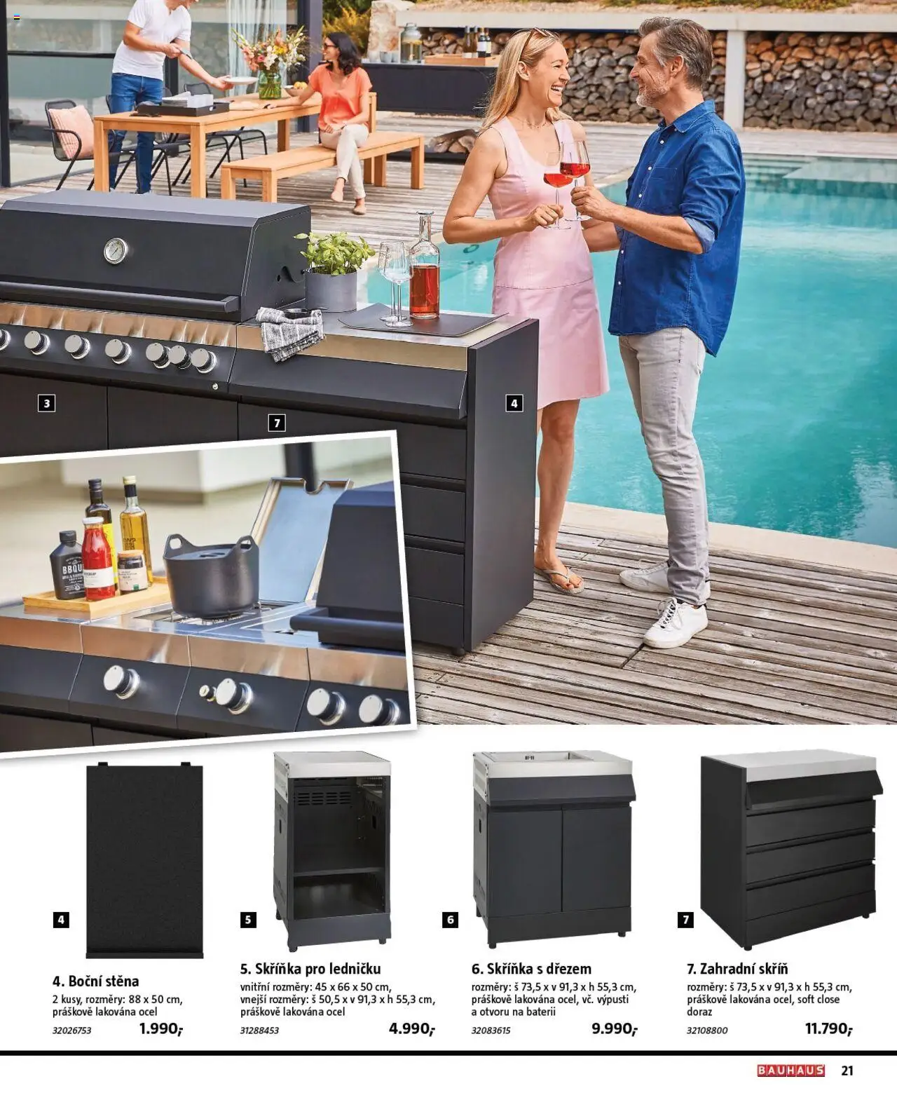 Bauhaus katalog Grilování od 26.06.2025 | Strana: 21 | Produkty: Skříňka, Skříň