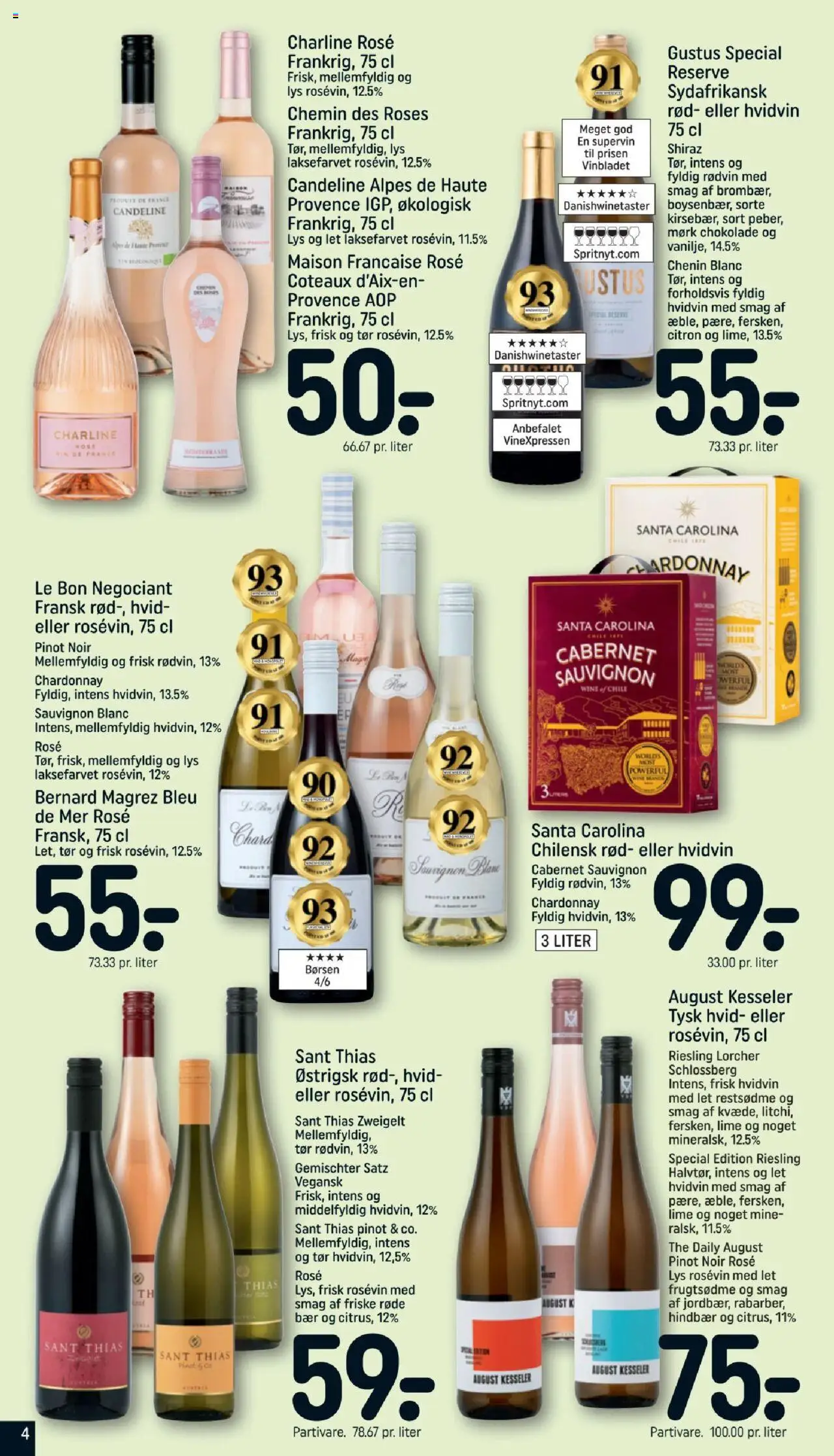 Rema 1000 Tilbudsavis gyldig fra 06.07.2025 | Side: 4 | Produkter: Chokolade, Vin, Lime, Hindbær