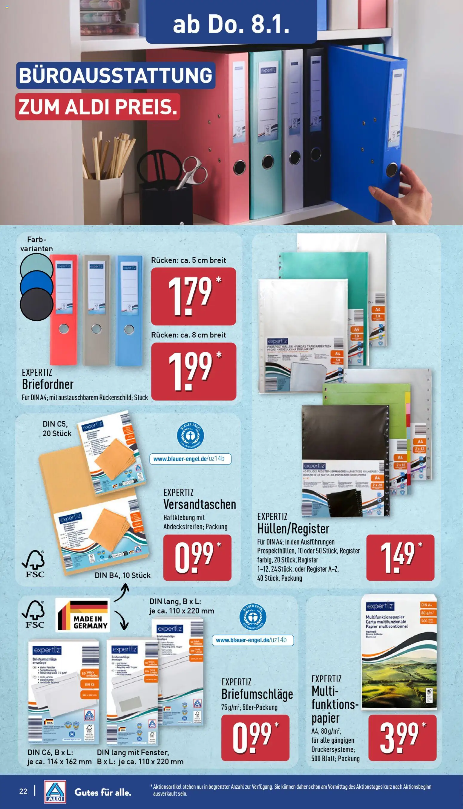 Aldi Prospekt 	 – gültig ab 05.01.2026 | Seite: 22