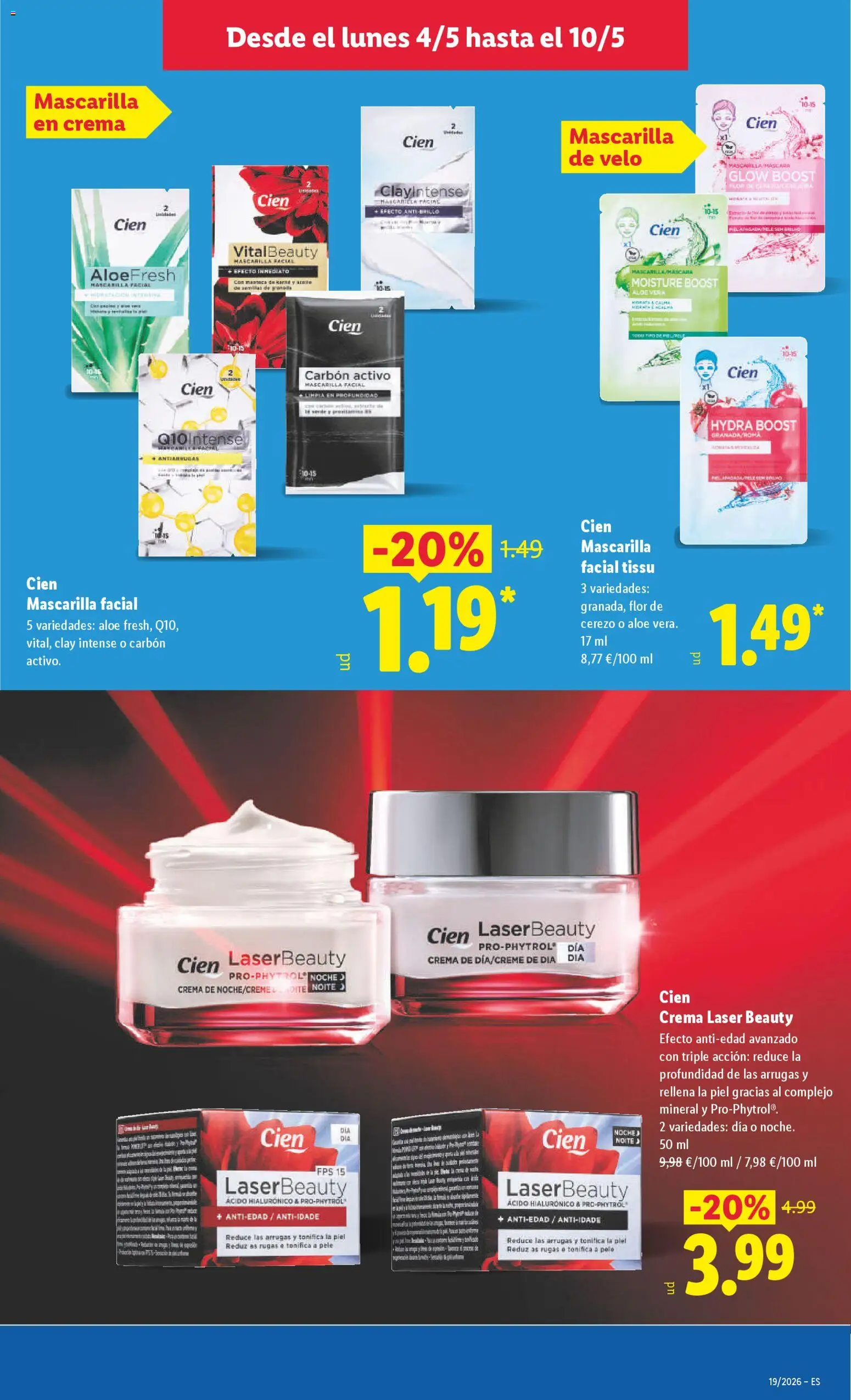 Lidl folleto │ válido desde el 04.05.2026 | Página: 21 | Productos: Mascarilla facial, Crema